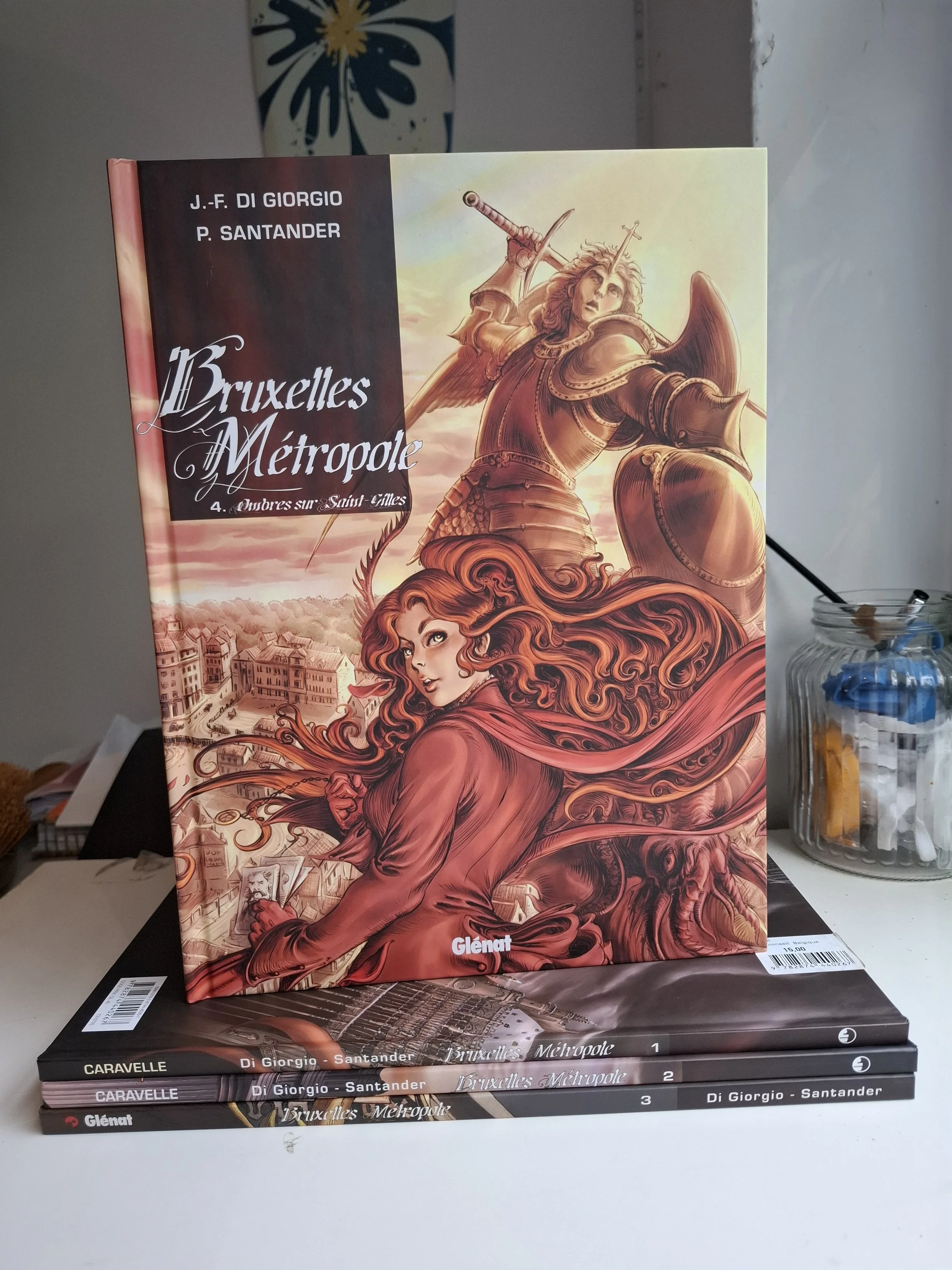BRUXELLES METROPOLE TOMES 1 à 4 SERIE COMPLETE EO