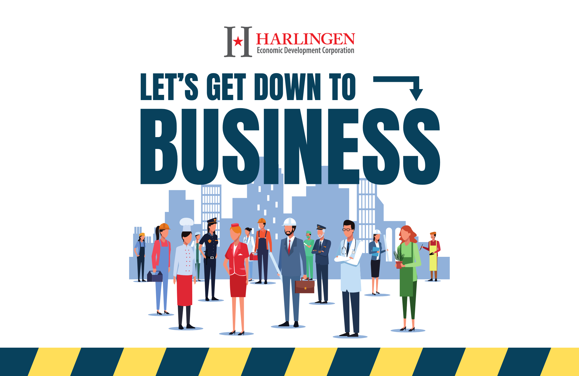 Let's Get Down to Business graphic