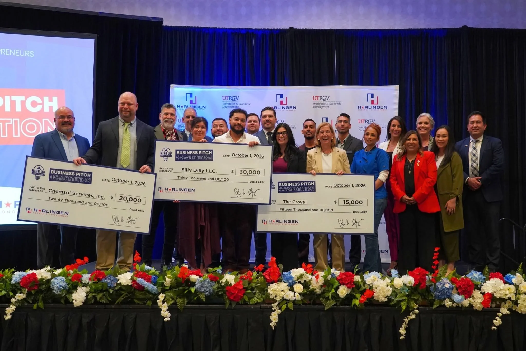 Third Annual Business Pitch Competition awards $70K to eight Harlingen entrepreneurs