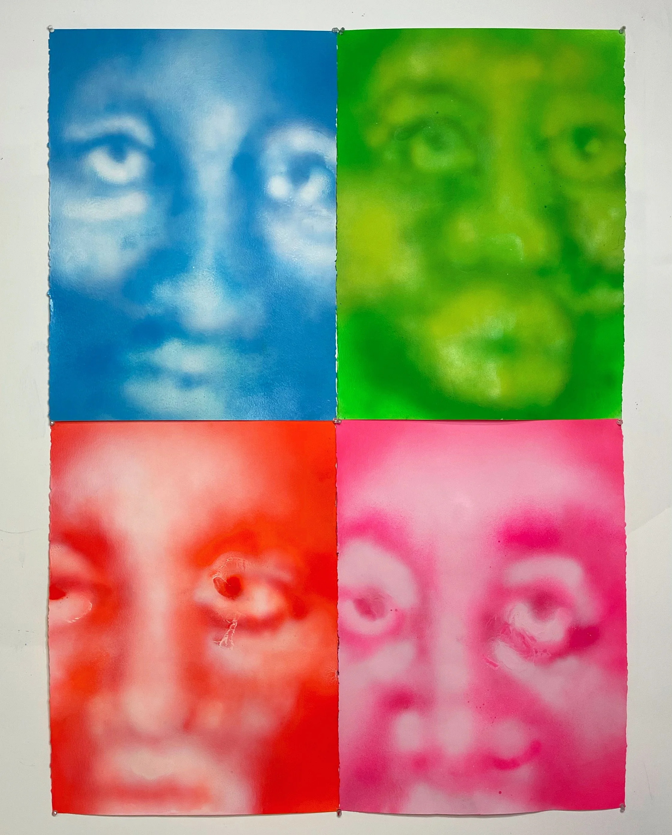  
 

 
 
 
h1 {text-align: center;}
p {text-align: center;}
 
 
 

  
 4 FACES, 44x60in., Spray paint on Paper, 2021 

 
 