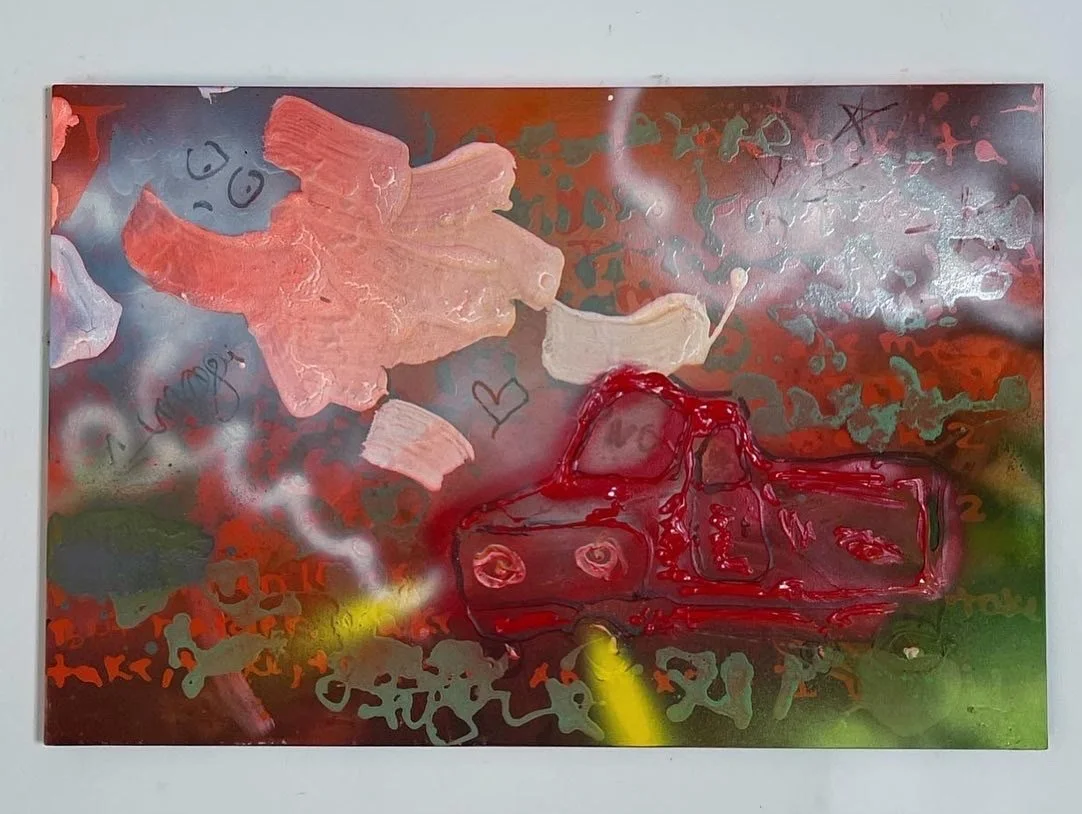  
 

 
 
 
h1 {text-align: center;}
p {text-align: center;}
 
 
 

  
 Red Truck, 36x24in., Spray paint, acrylic paint on canvas, 2020 

 
 