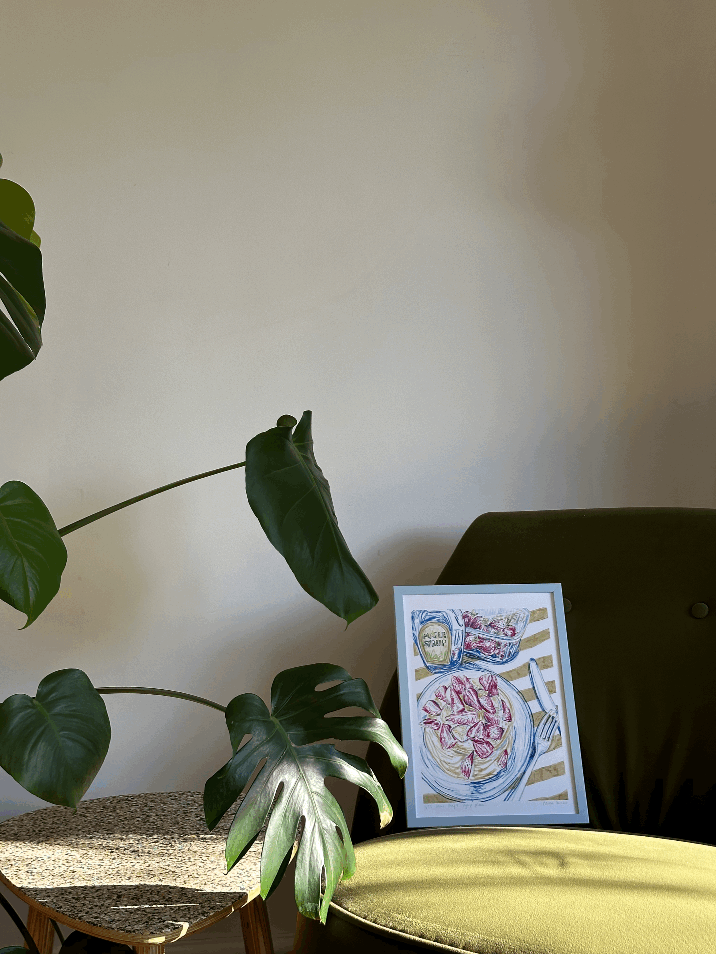 "more maple syrup please" print