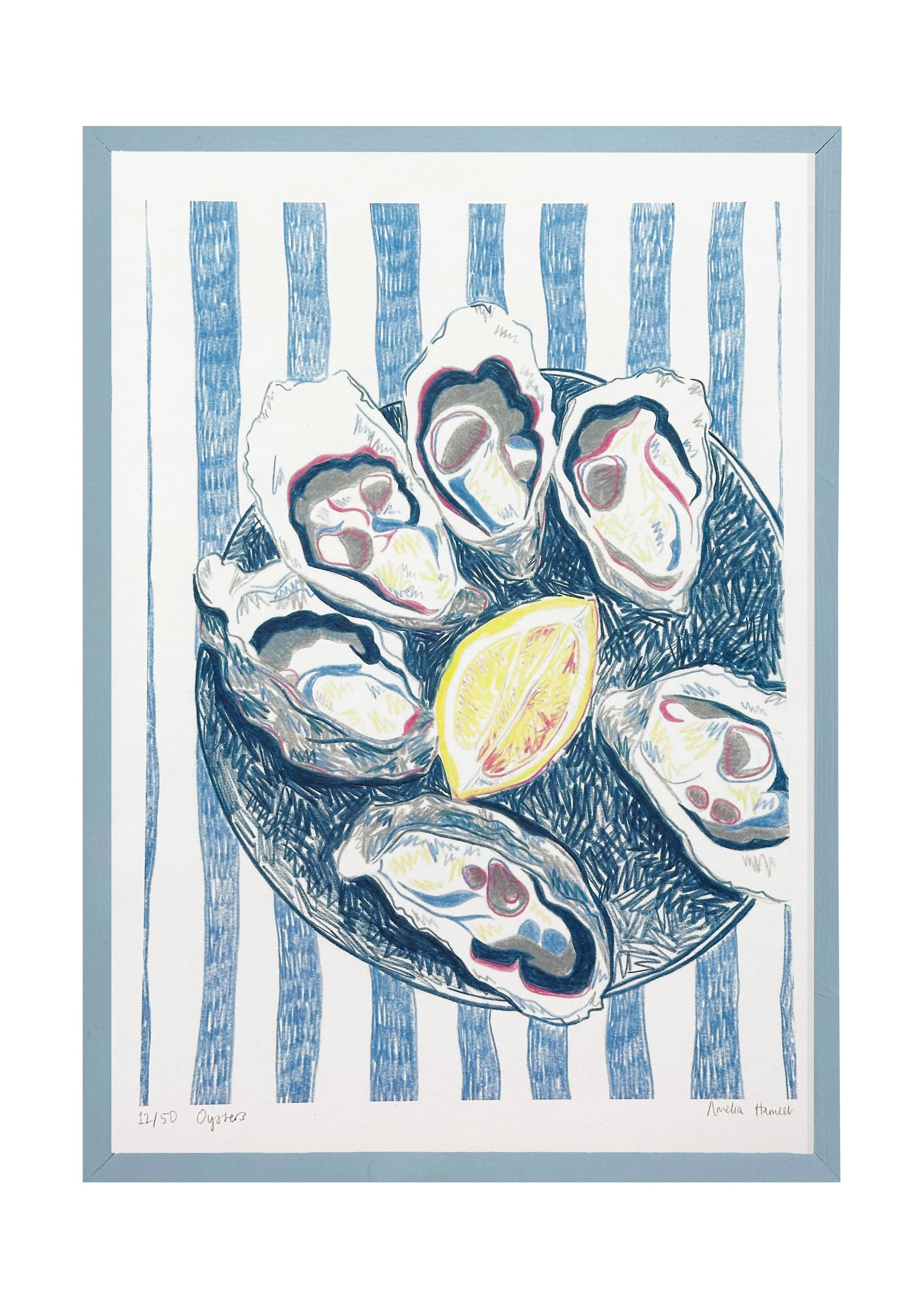 "oysters"  print