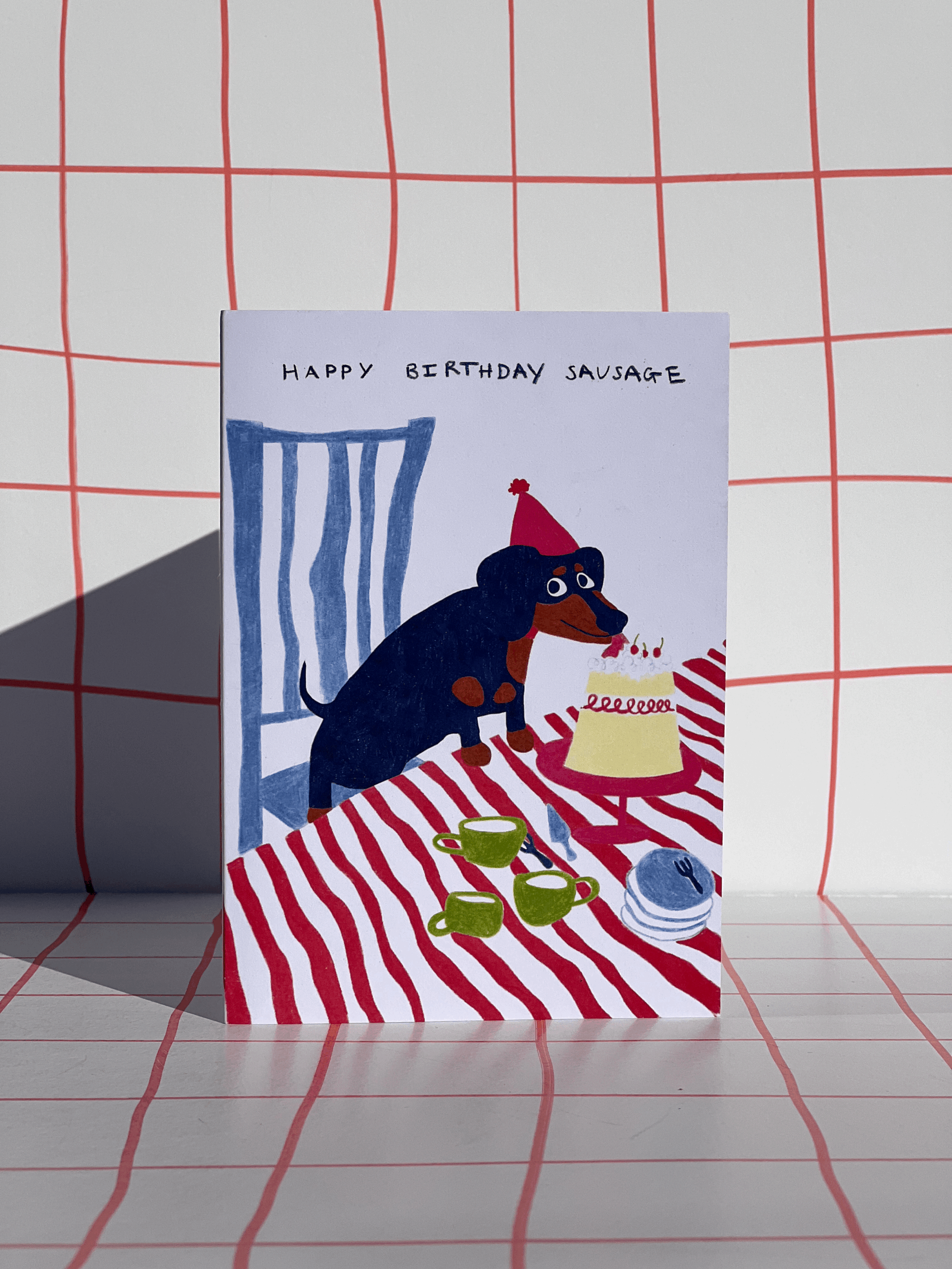 Happy Birthday Sausage Card