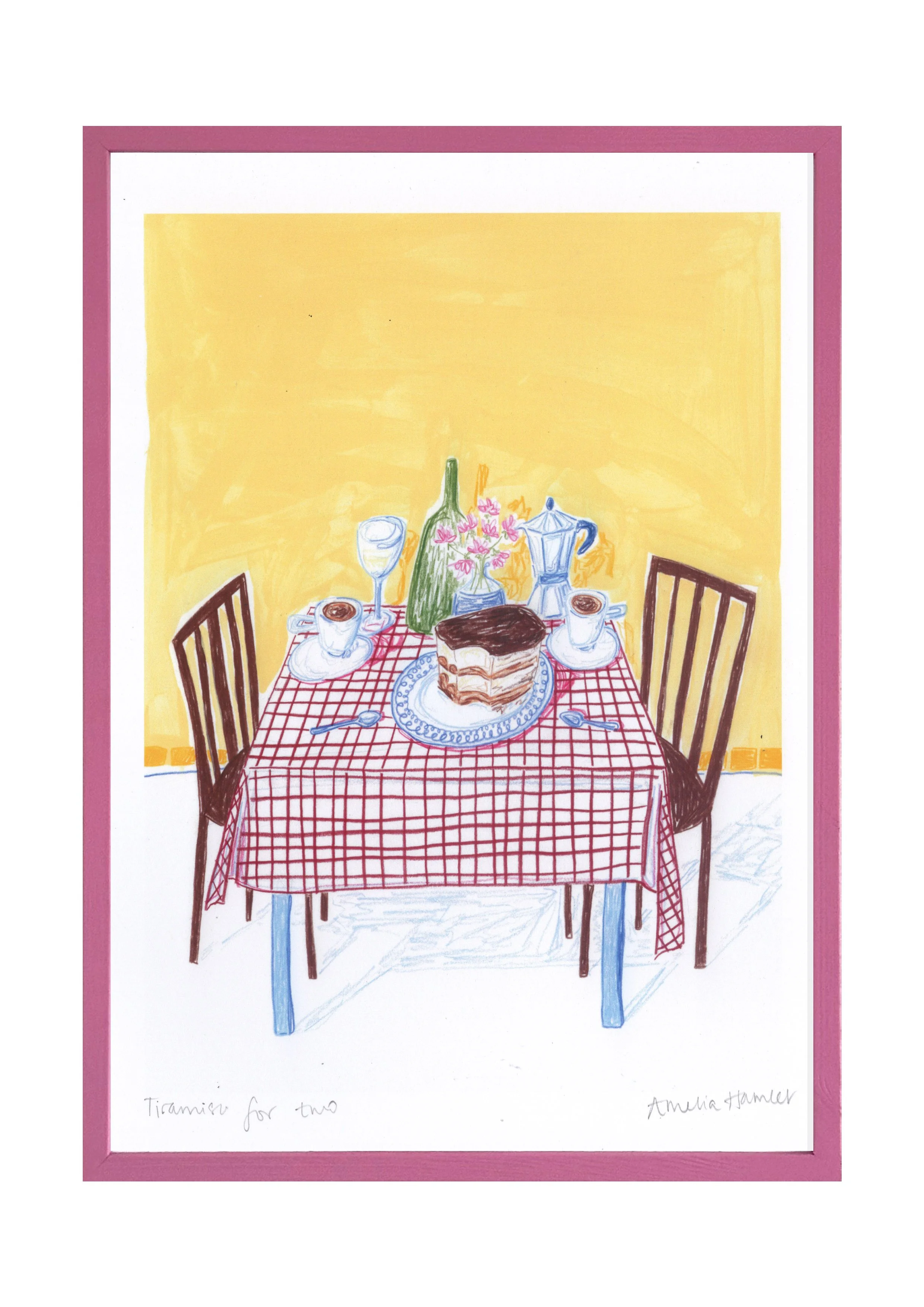 "tiramisu for two" print