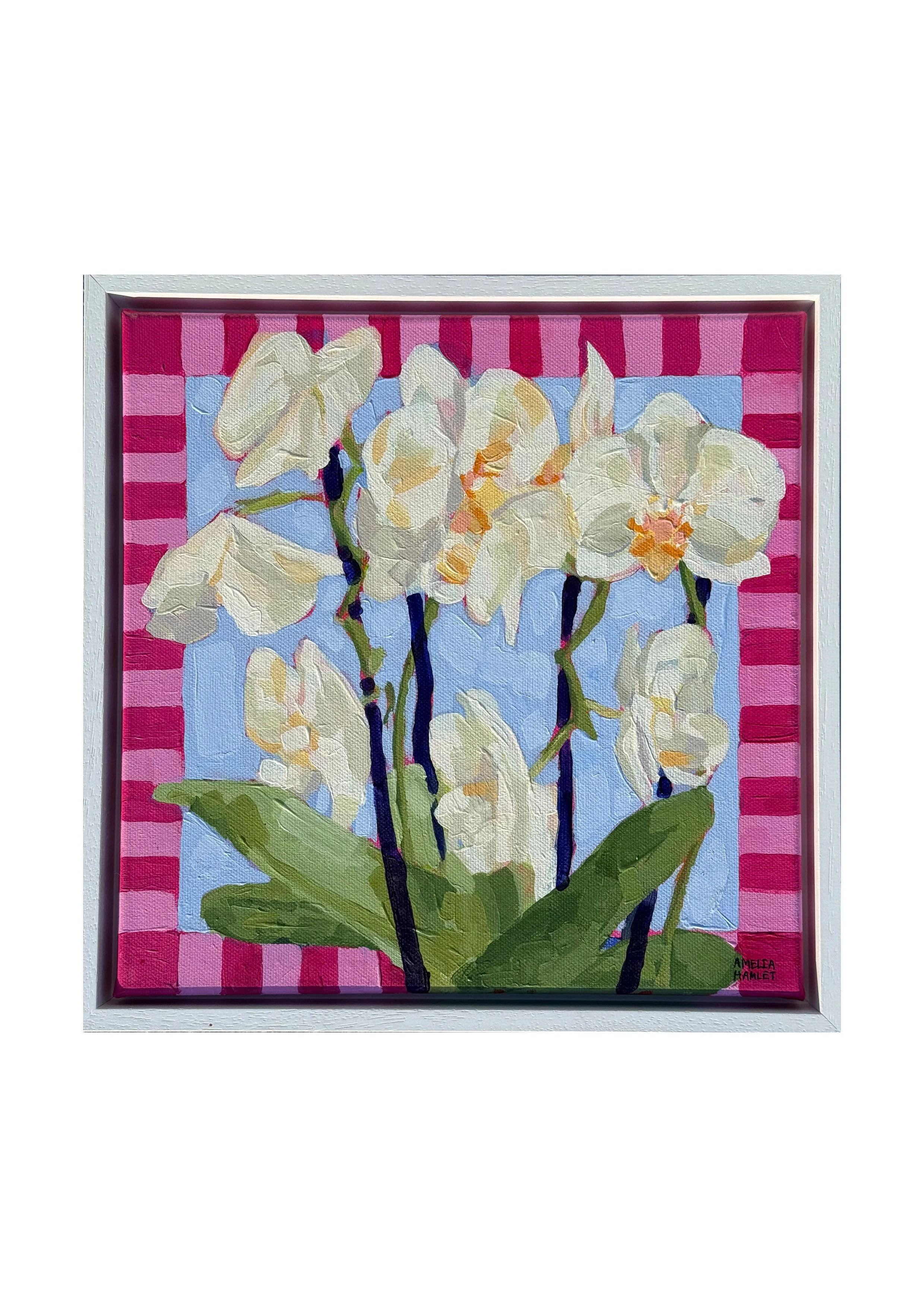 "Where the Petals Speak"  Acrylic on Canvas