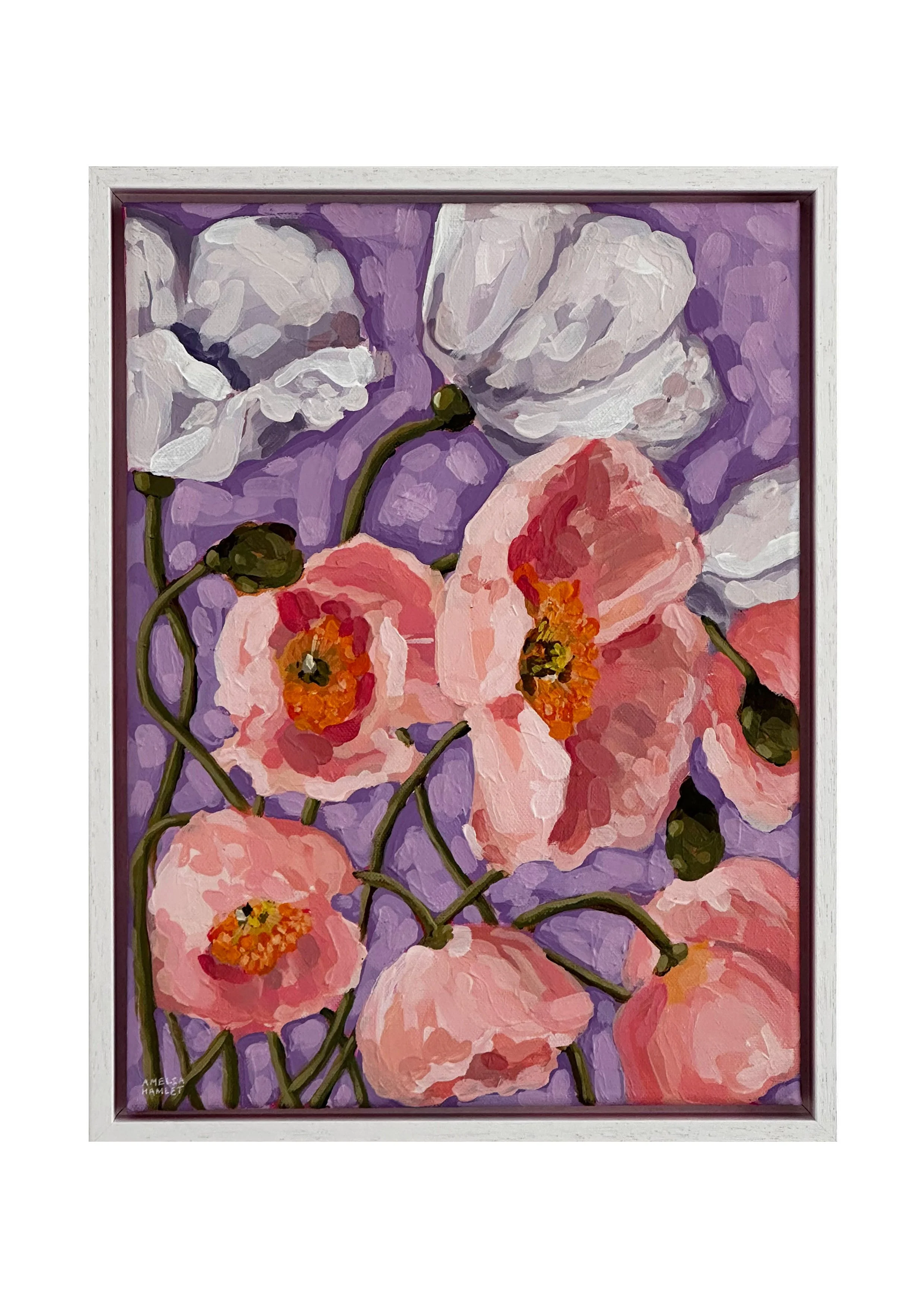 "lavender" acrylic on canvas
