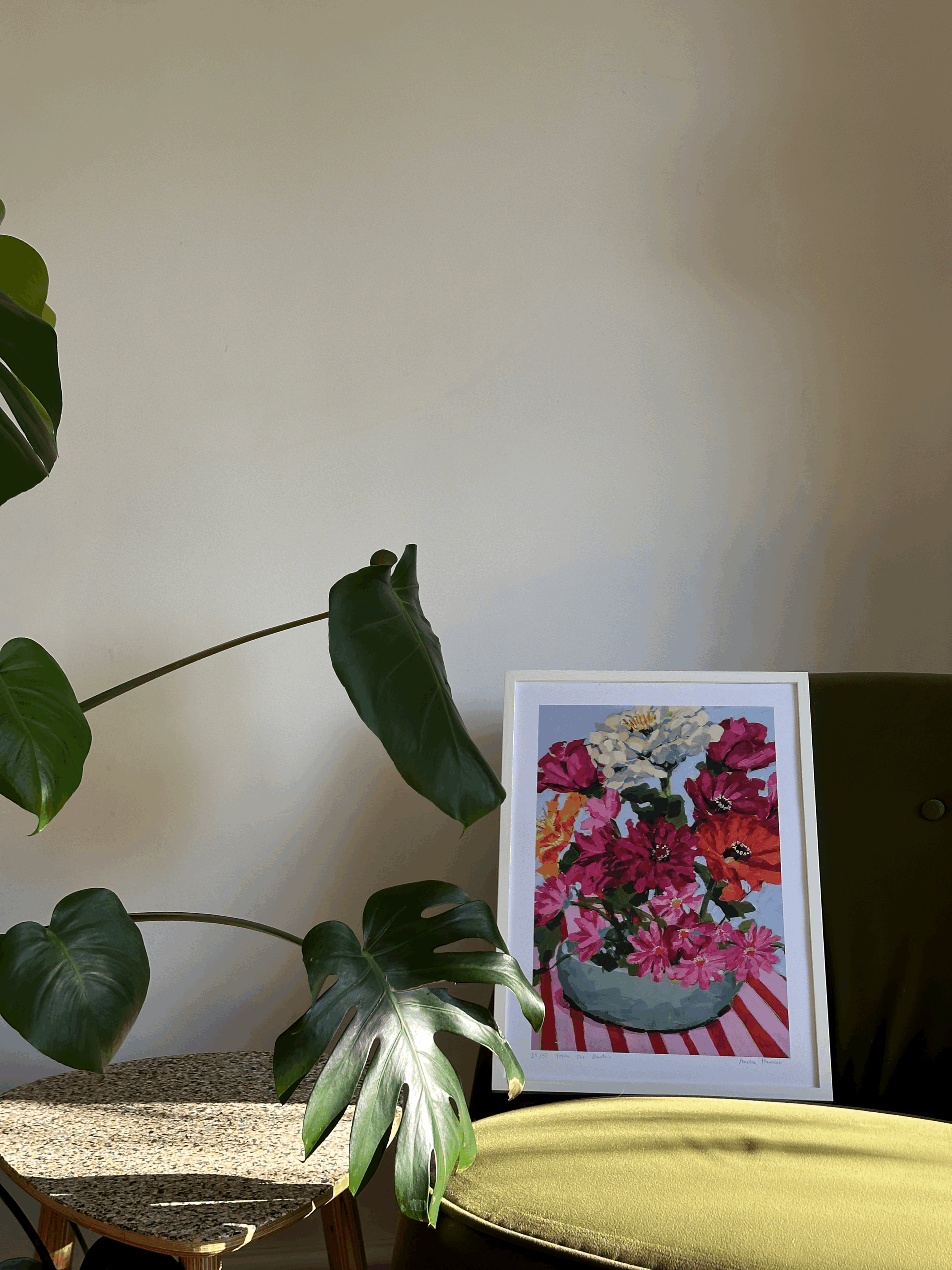 from the garden" print