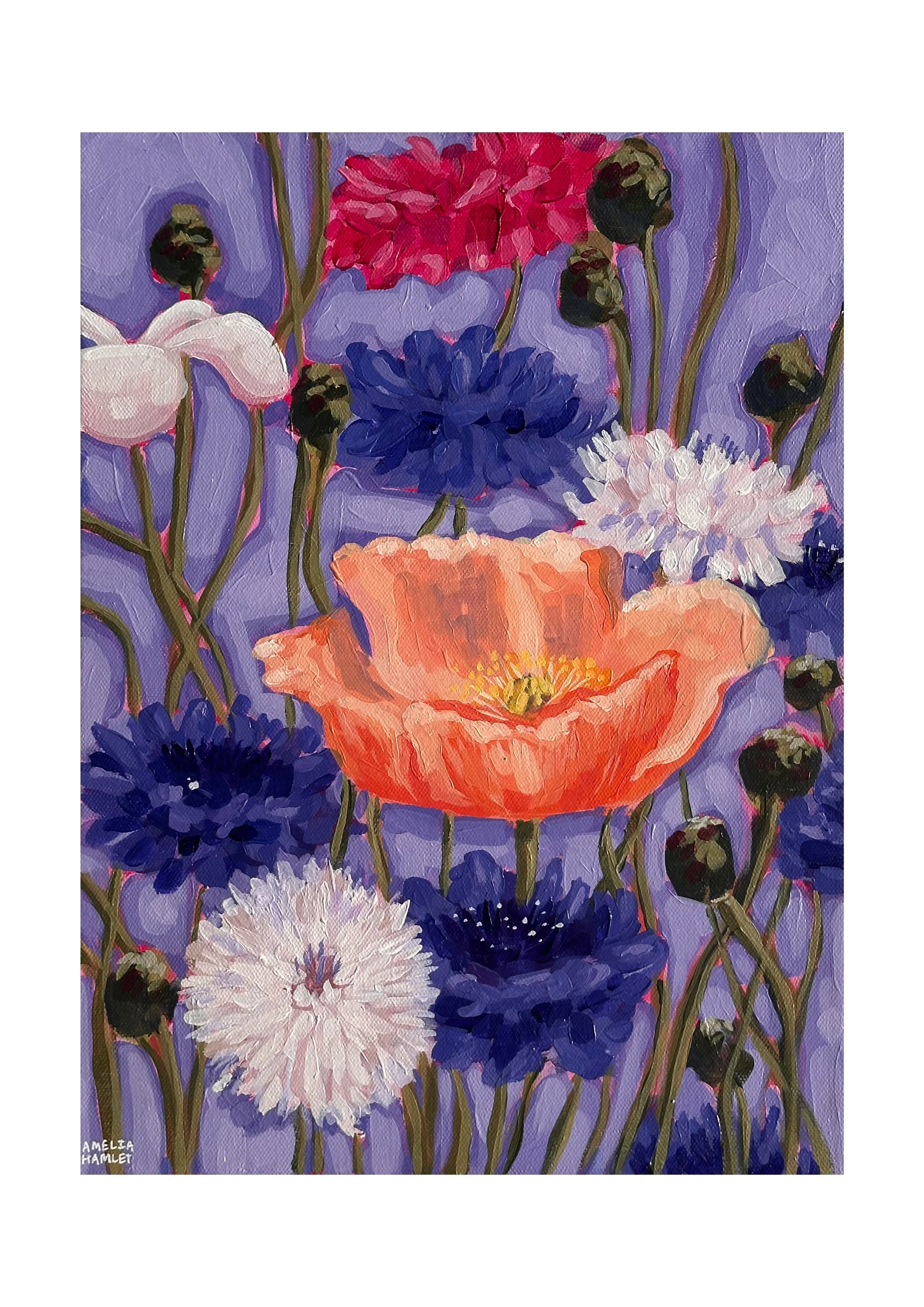 "kindred" acrylic on canvas