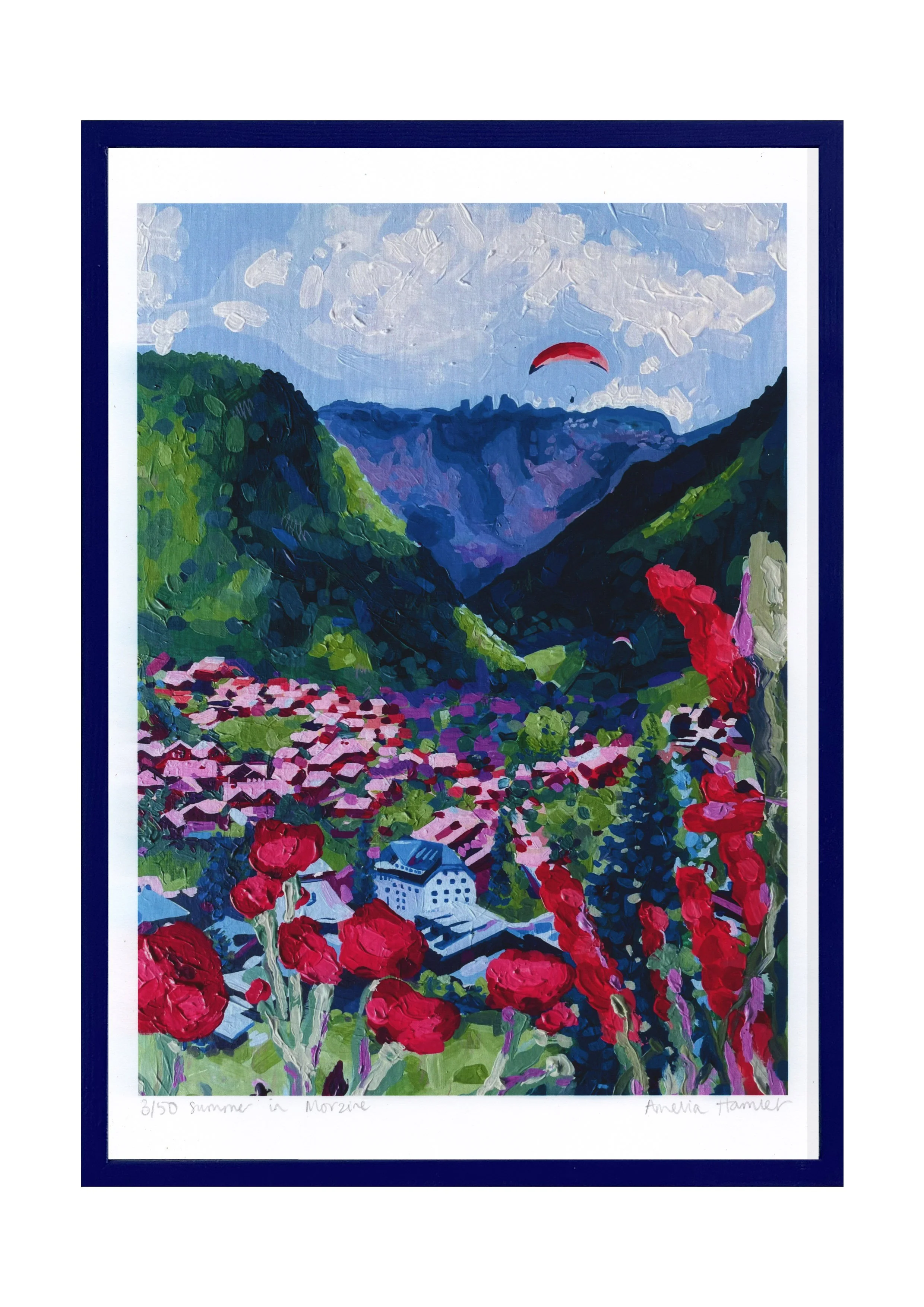 "summer in morzine" print