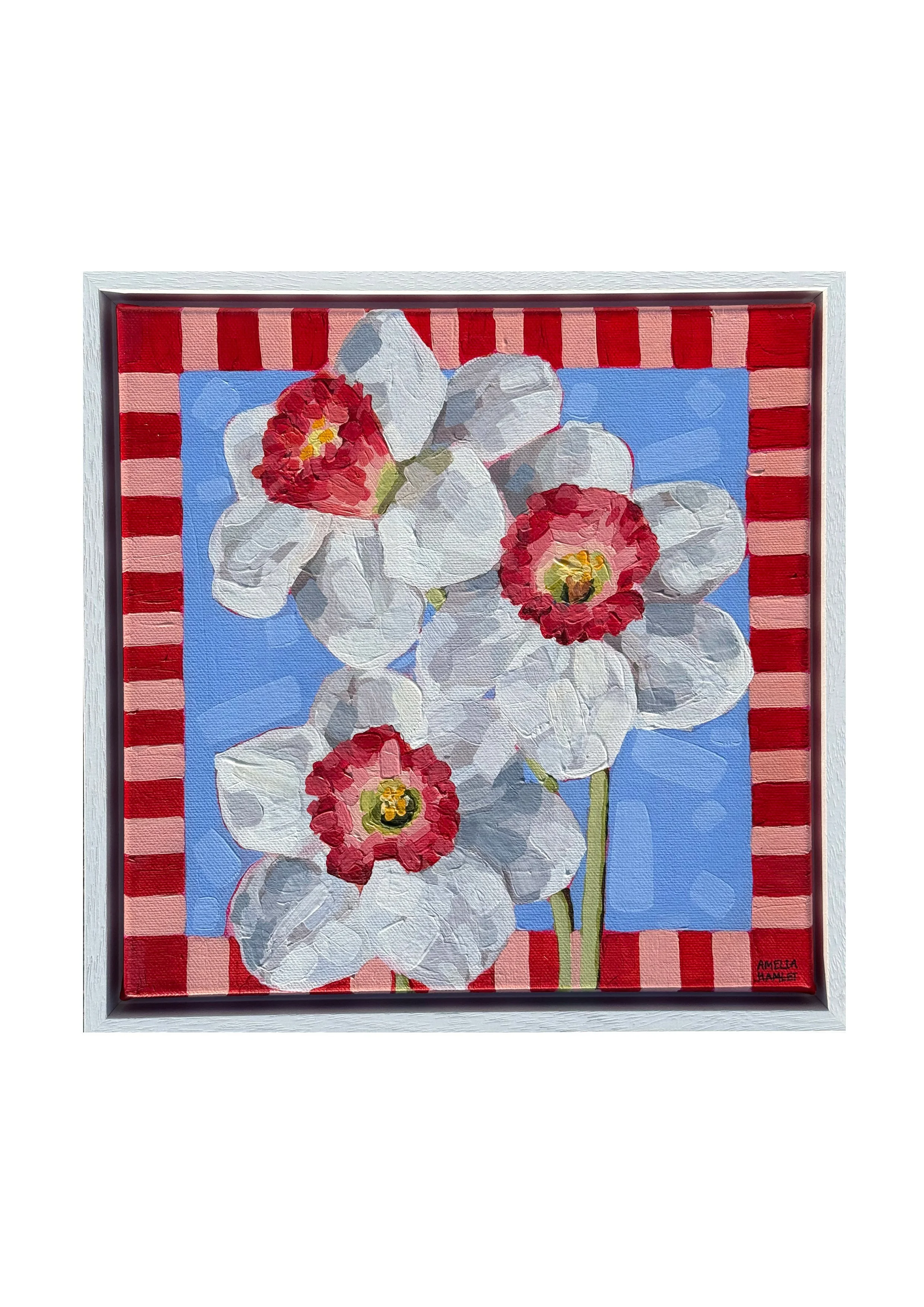 "Dancing with Daffodils" Acrylic on Canvas