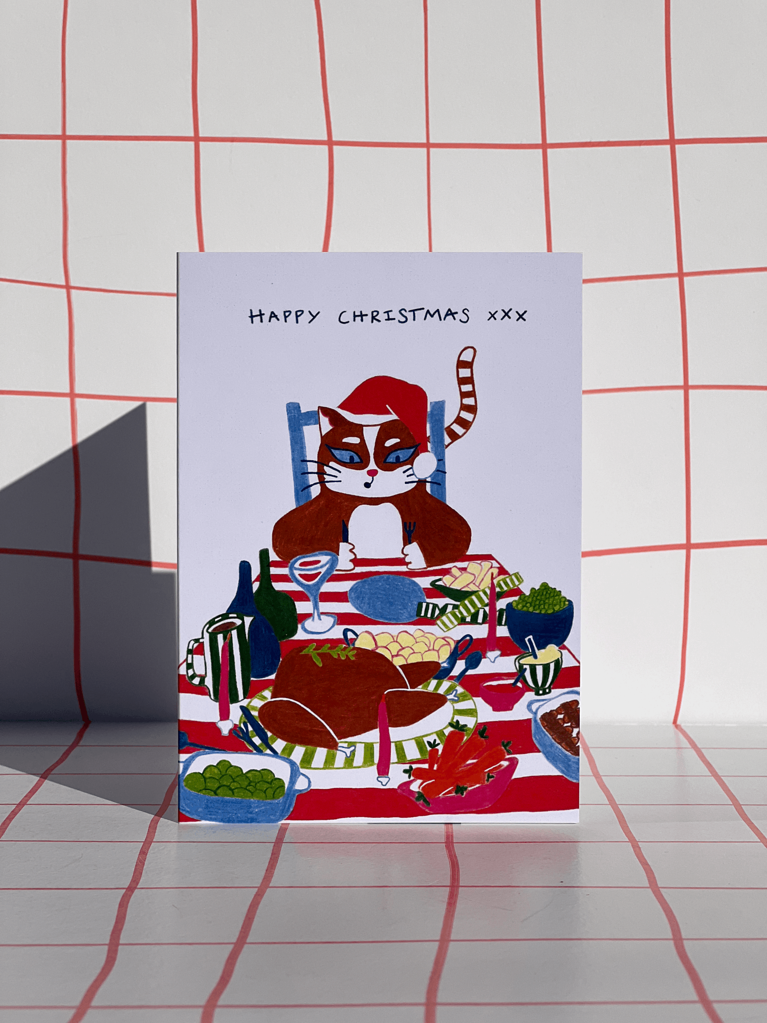 Christmas Cool Cat Card