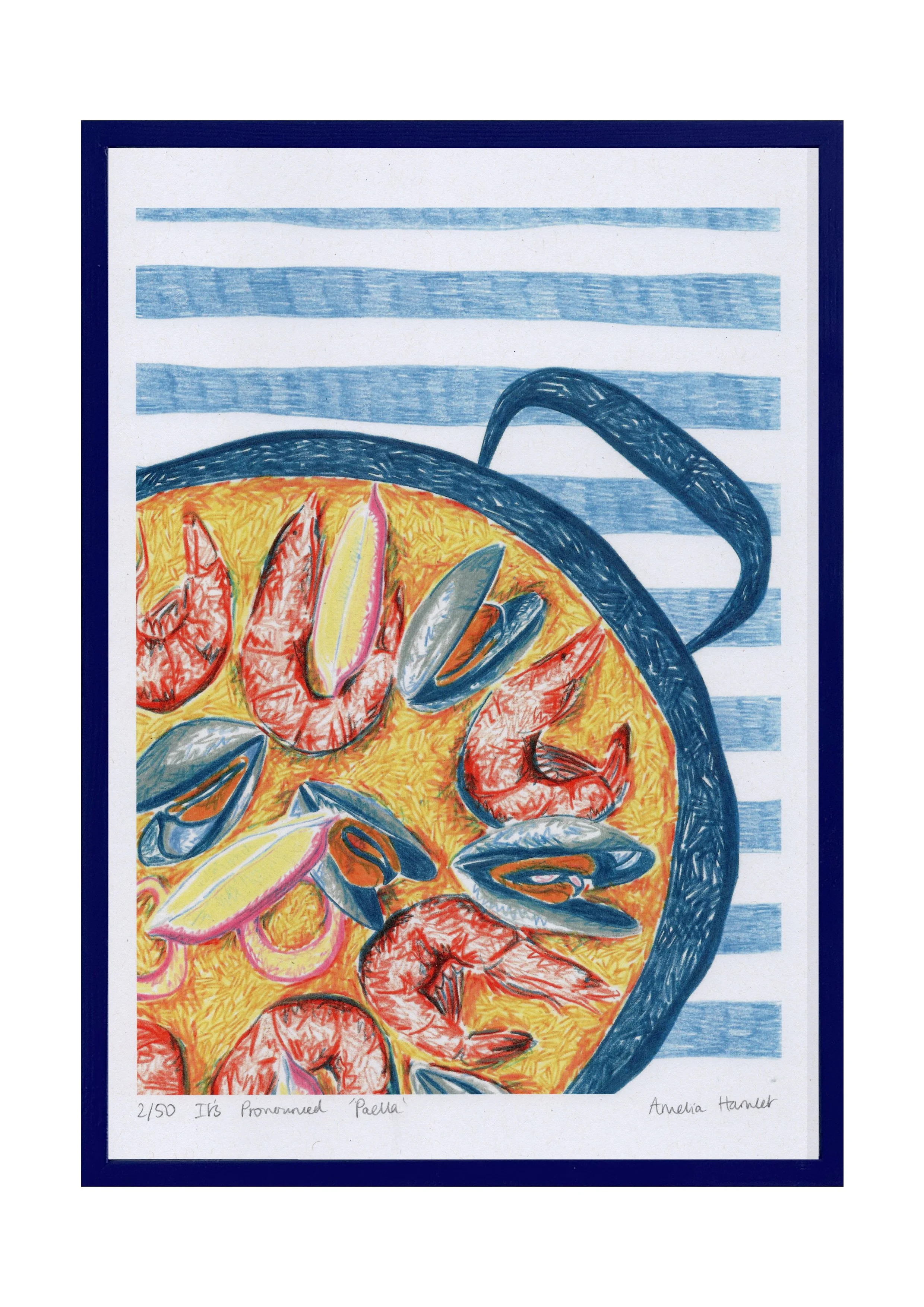 "it's pronounced paella" print