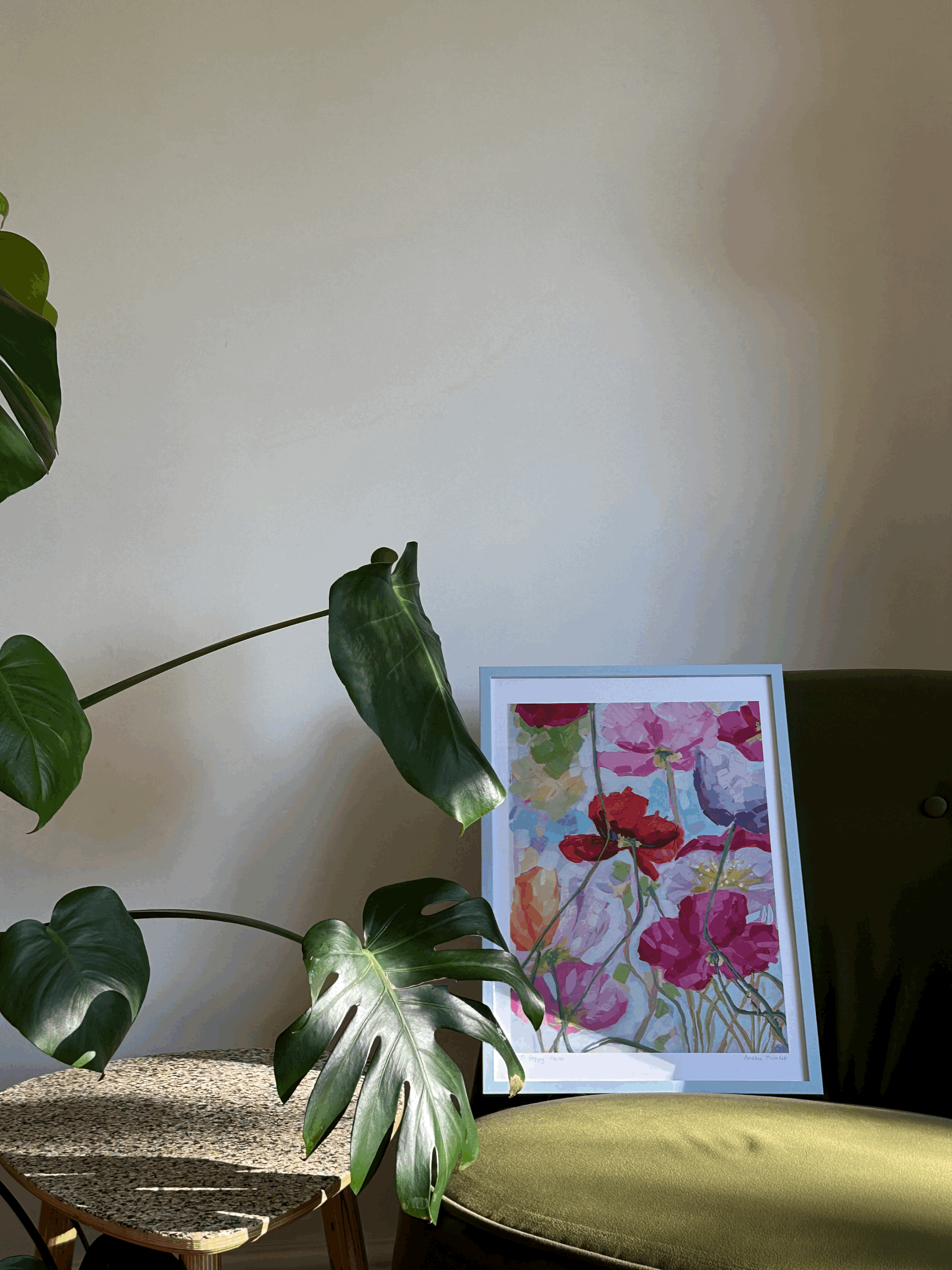 "poppy haze" A3 print