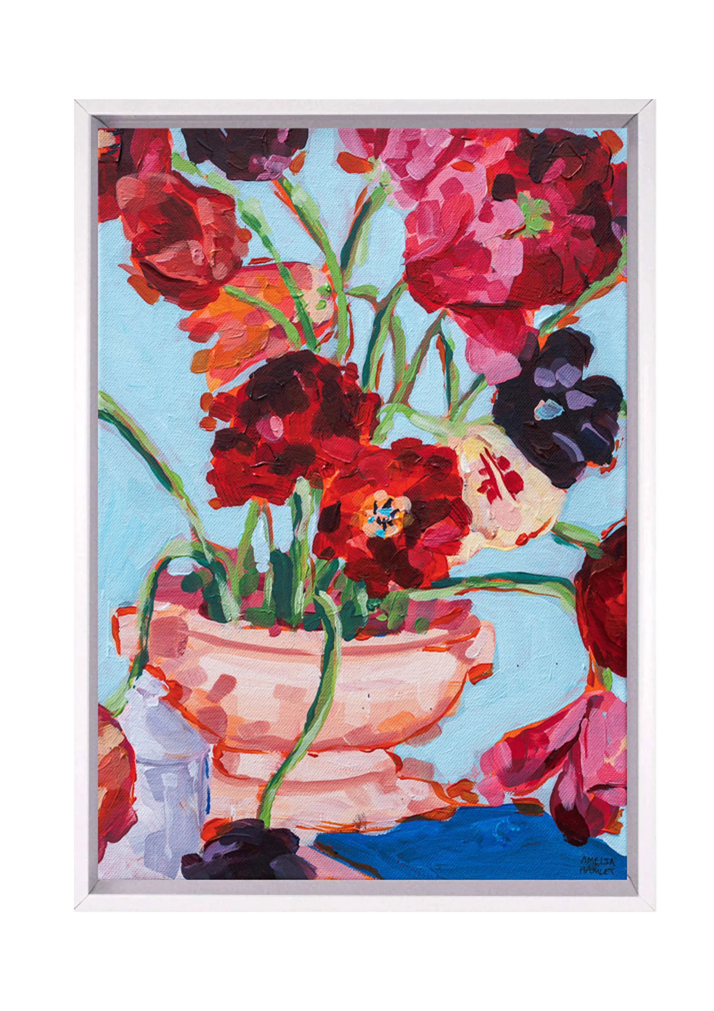 "Sprung!" acrylic on canvas
