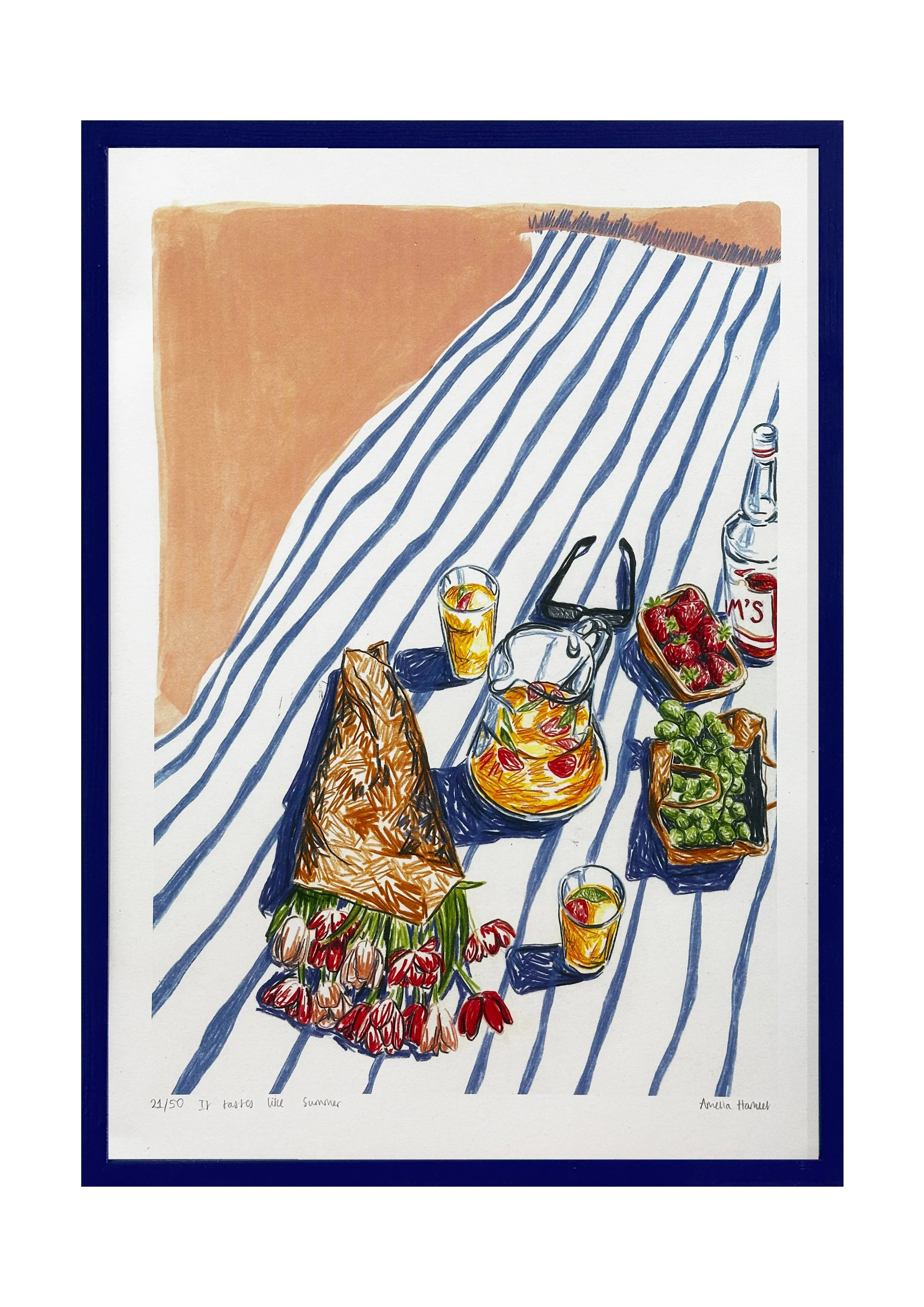 "it tastes like summer" print