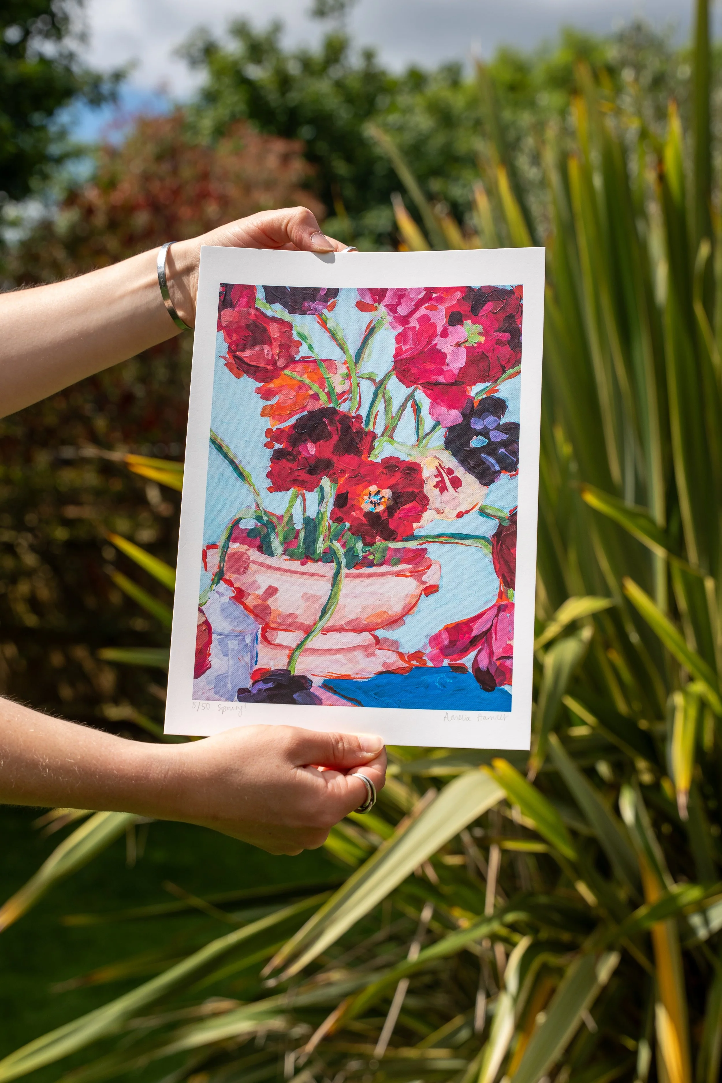 "sprung!" fine art print