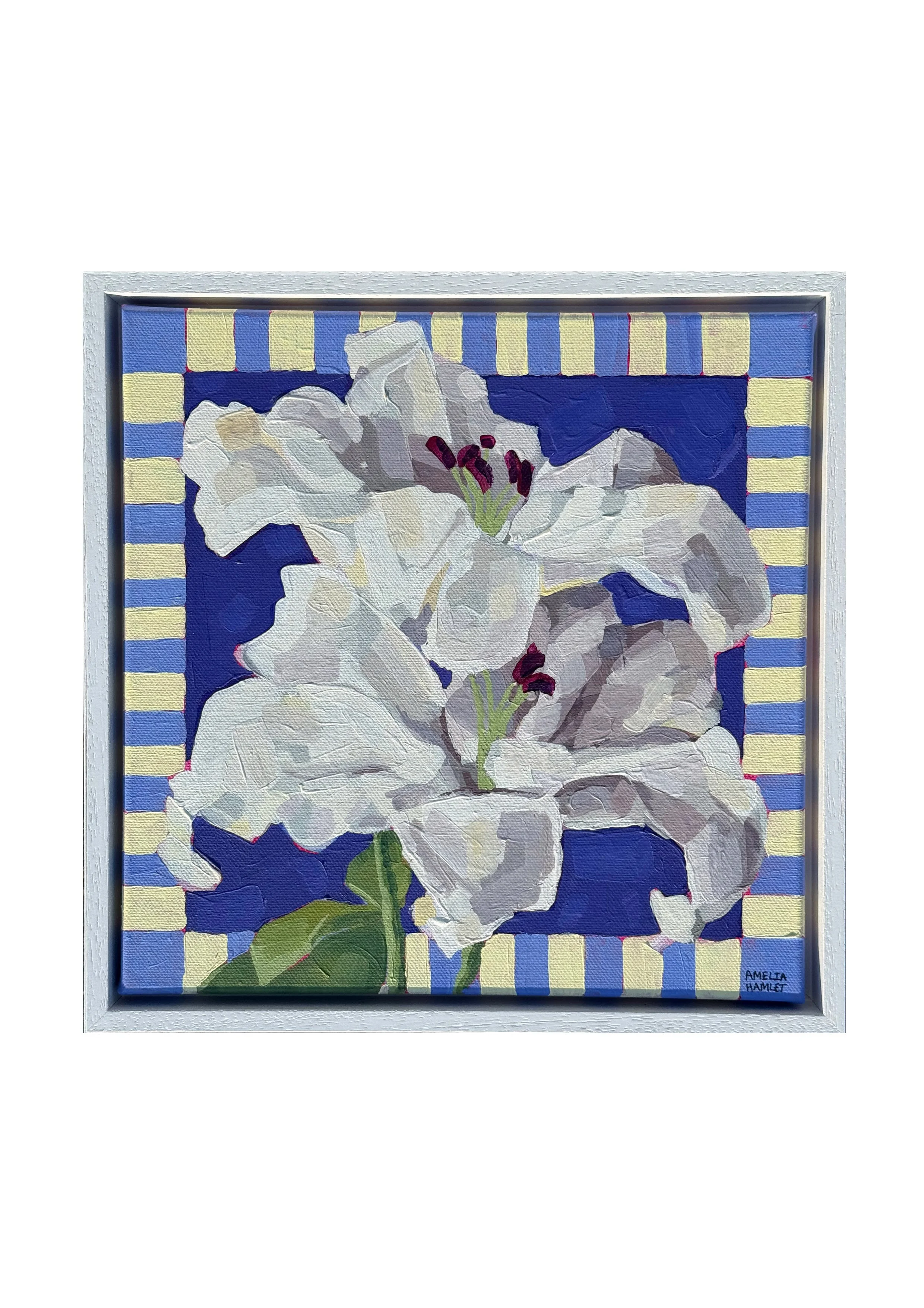 "Moonlight Bloom" Acrylic on Canvas