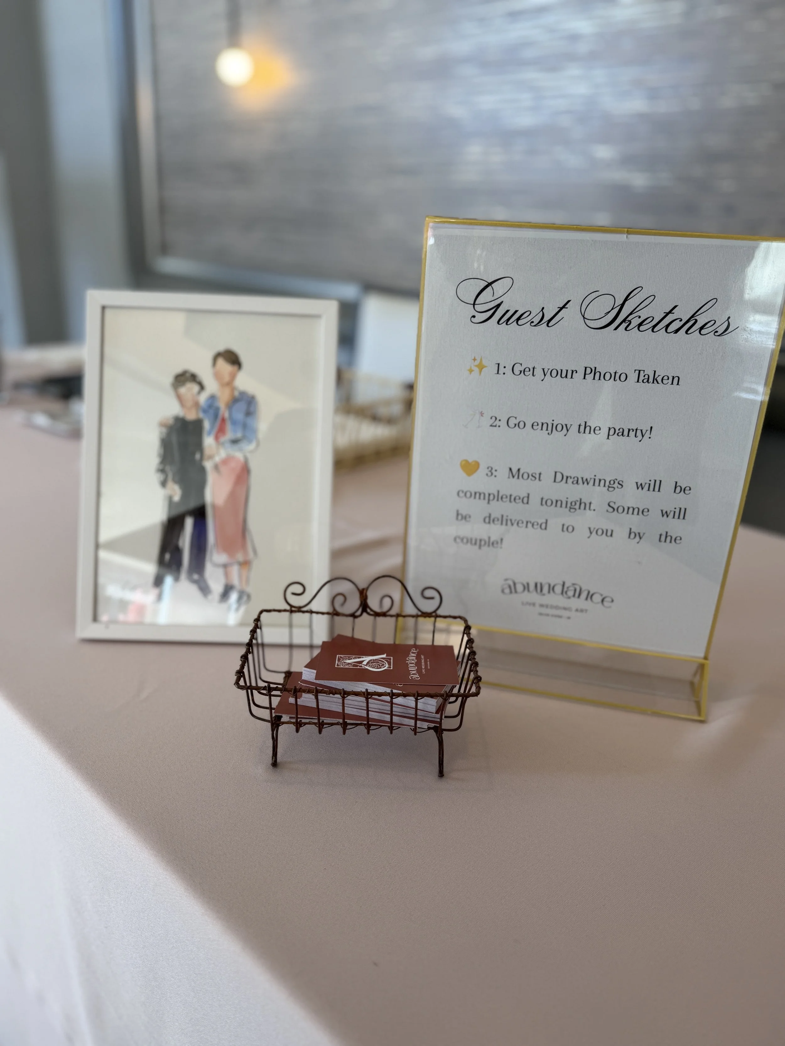 Michigan event artist is easy to coordinate activity for guests.