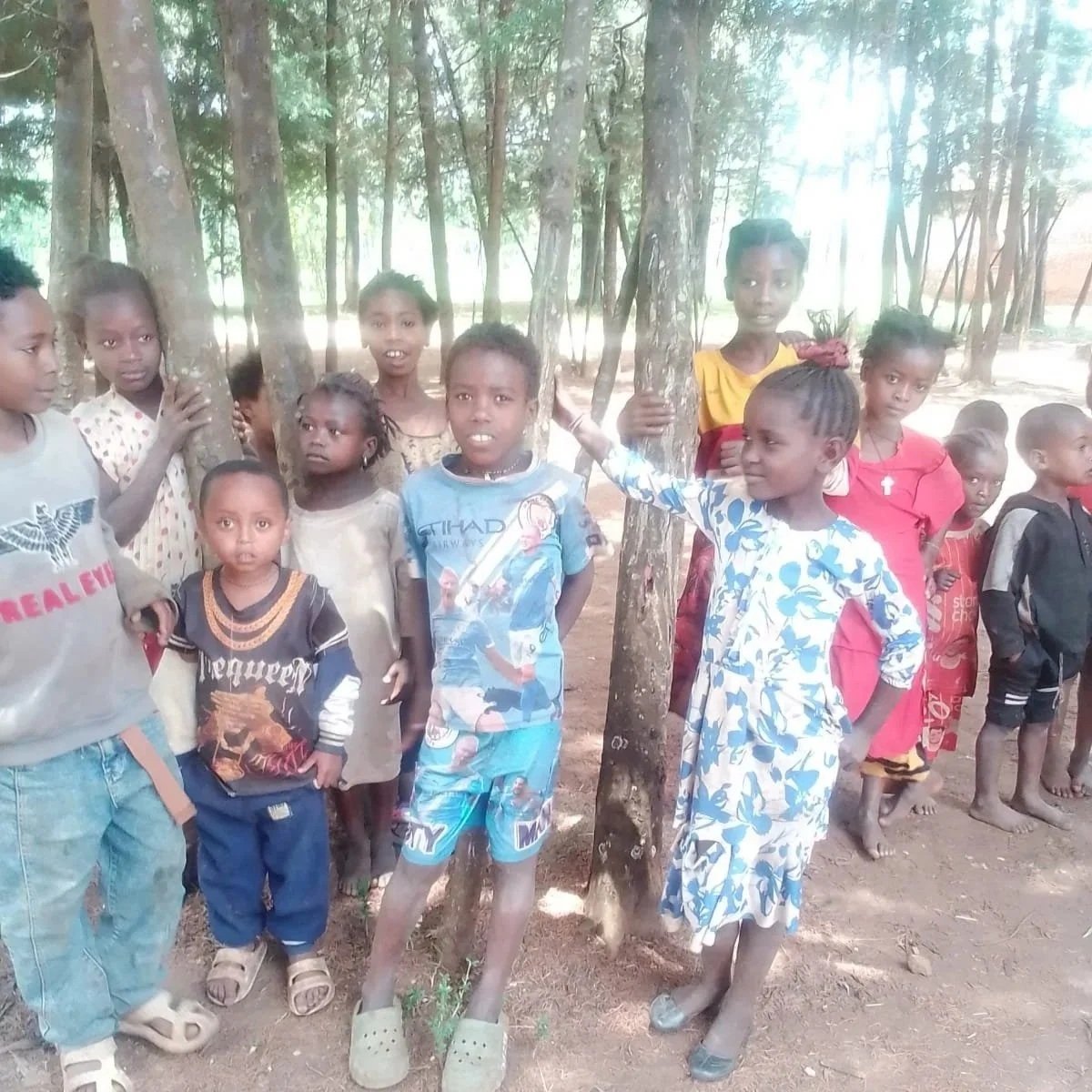 The children from Dubbo village