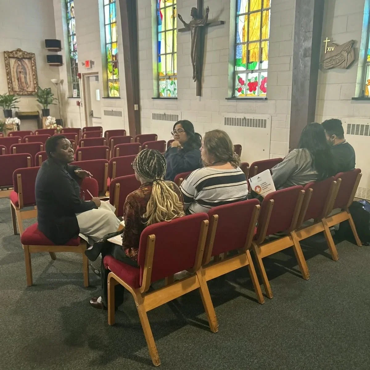 Students promote migration justice in the name of Mother Cabrini