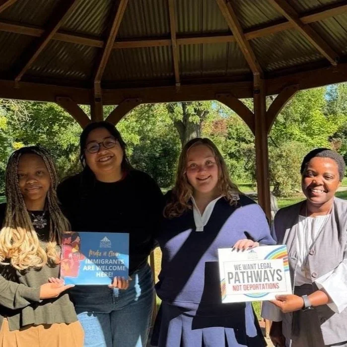 Students promote migration justice in the name of Mother Cabrini