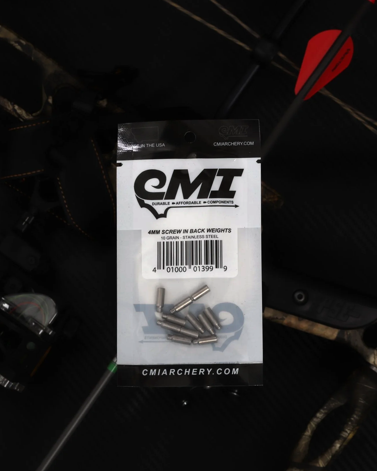 SCREW IN BACKWEIGHT, 4MM, 10 GRAIN (12 PACK)
