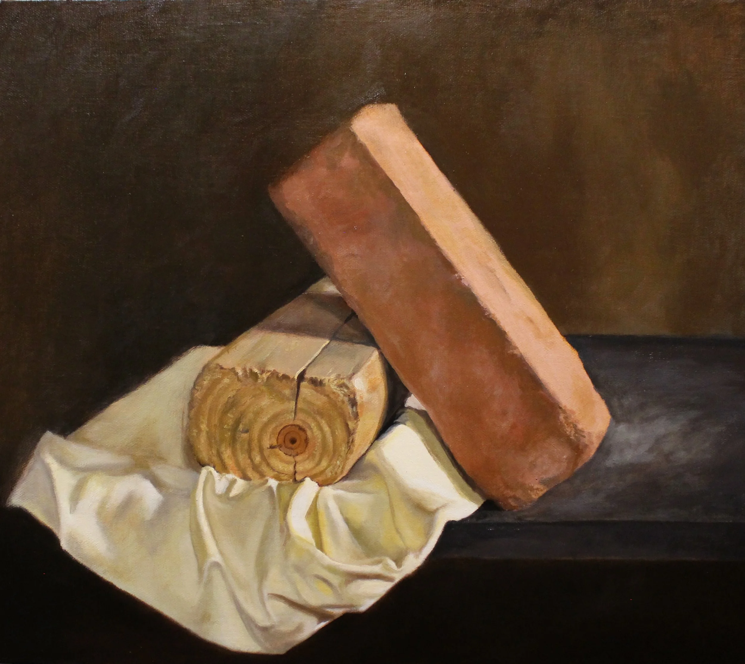 14" x 17", oil on canvas panel, $300