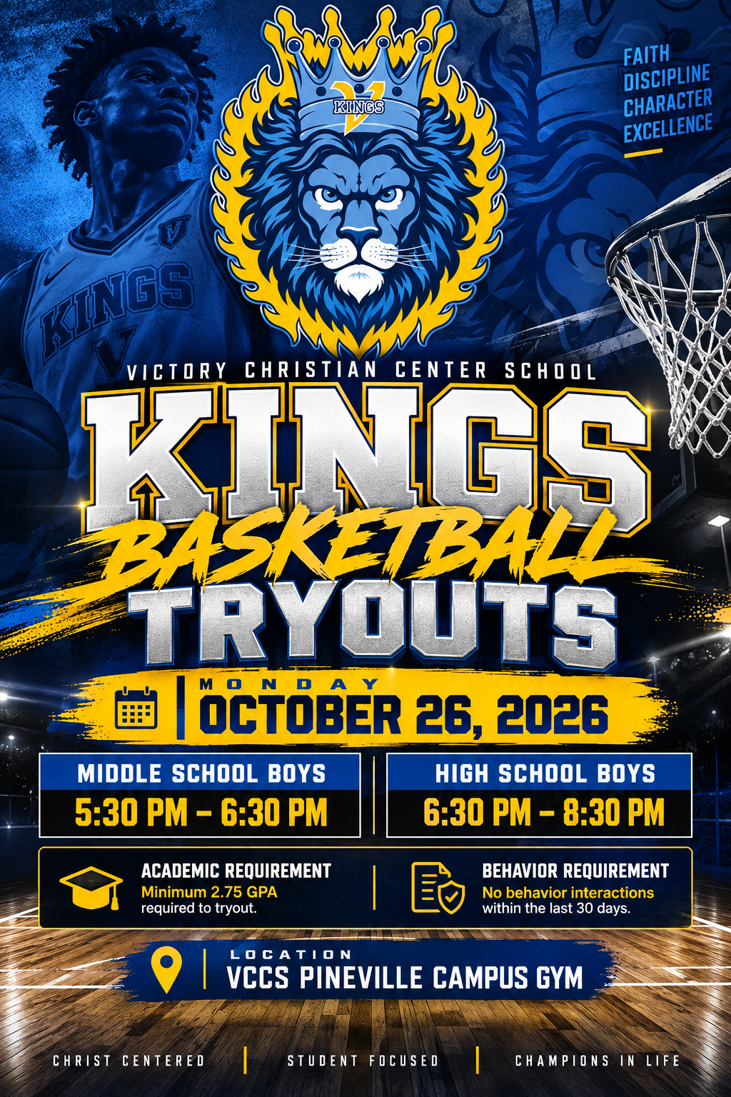 VCCS Basketball Tryouts!