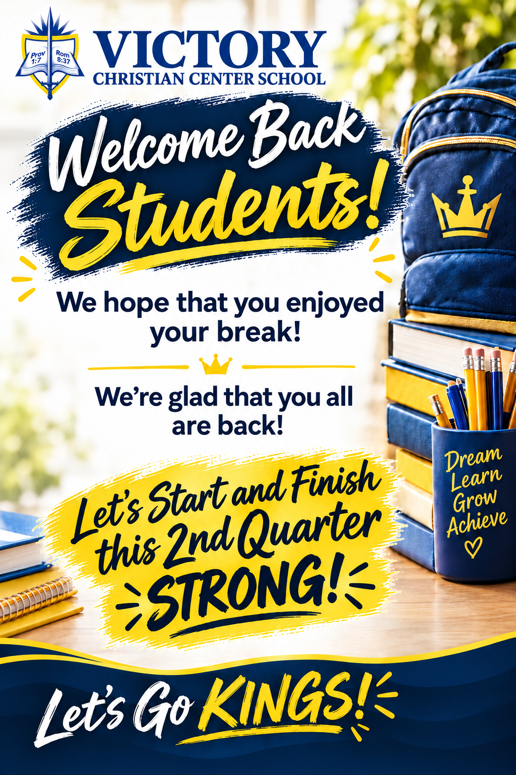 Welcome Back! Let’s Finish Q2 Strong!