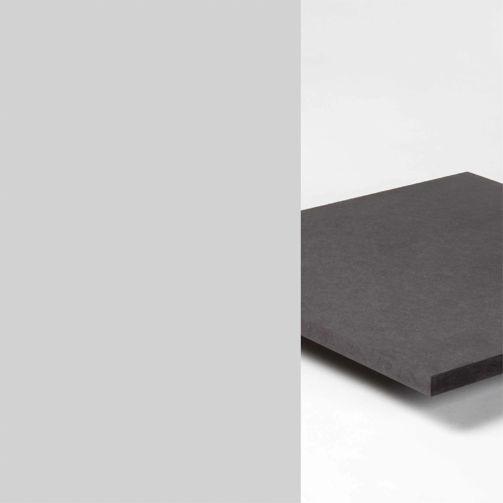 Natural Grey, Black Core MDF