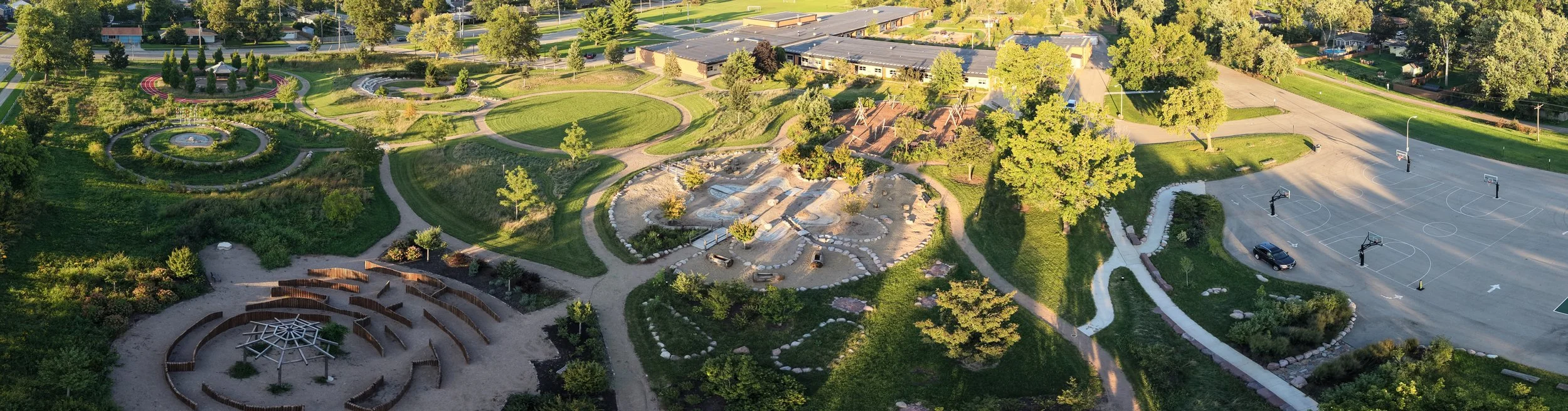 2026 Drone Image of Park taken by Sean Kerr Unit 5 Technology