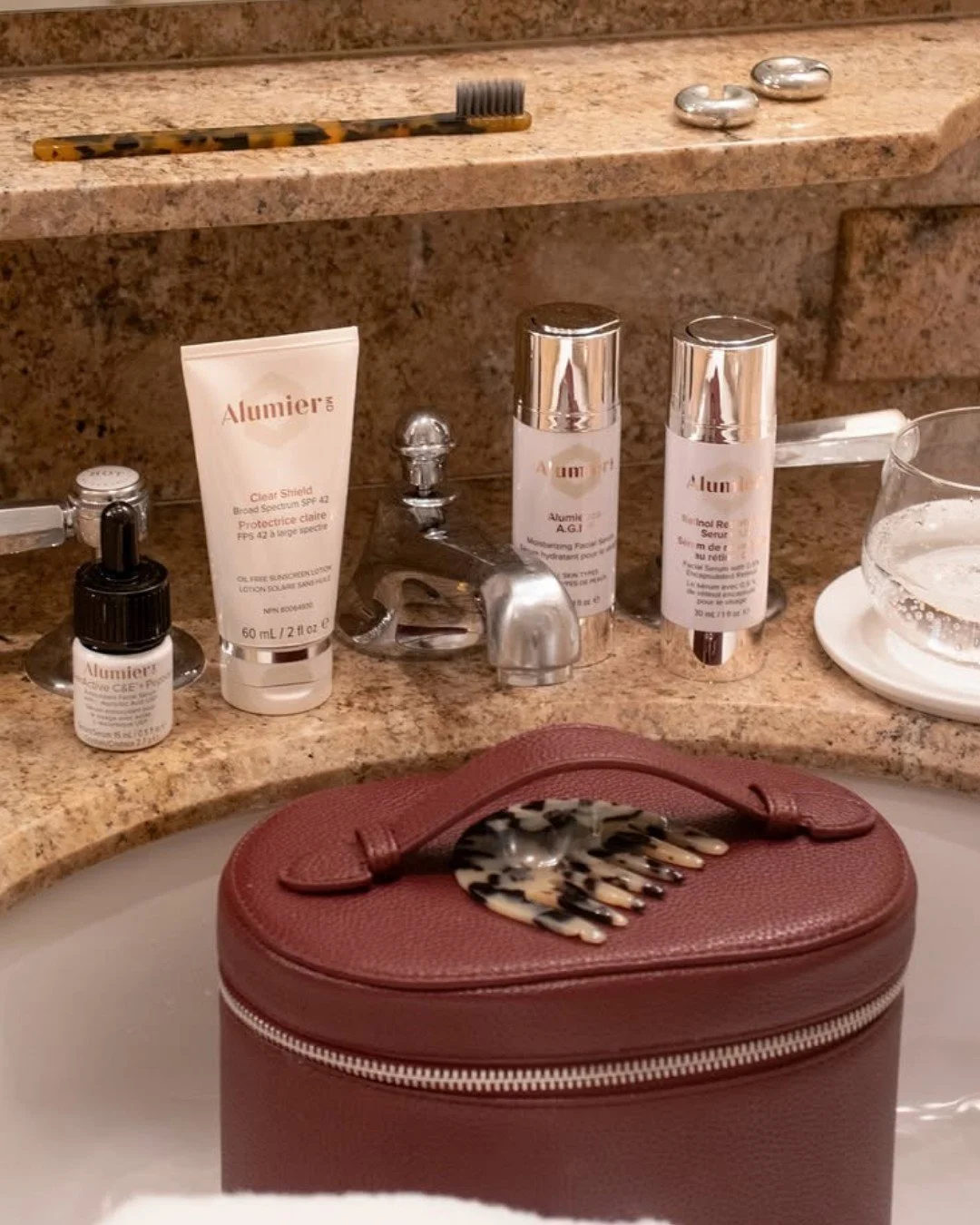 One of the most common things I see is clients using too many products and still not getting results. I always come back to the Core 4 Essentials from AlumierMD. This is the routine I recommend time and time again because it covers every key step you