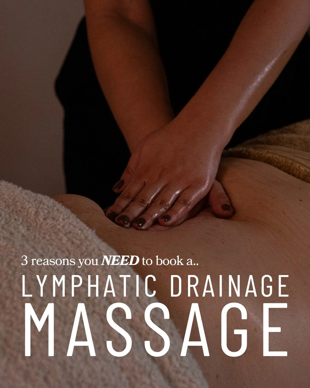 Curious about Lymphatic Drainage Massage? Swipe to find out more...