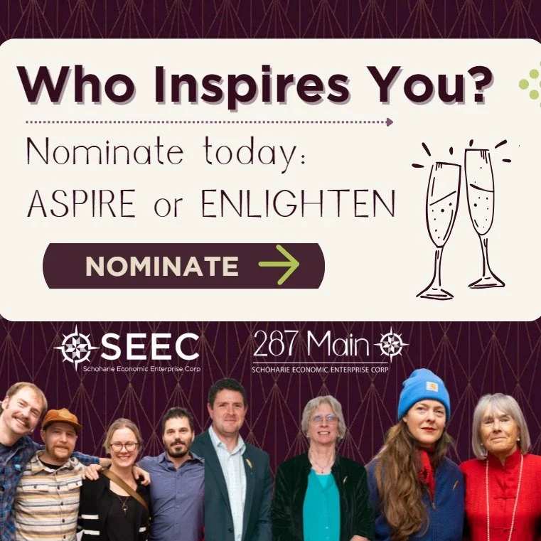 SEEC invites the community to submit nominations for the 2025 ENLIGHTEN &amp; ASPIRE Awards. ✨

This non-traditional recognition, hosted by SEEC and its benefactors Dusty and Tom Putnam, celebrates the individuals and organizations who spark innovati