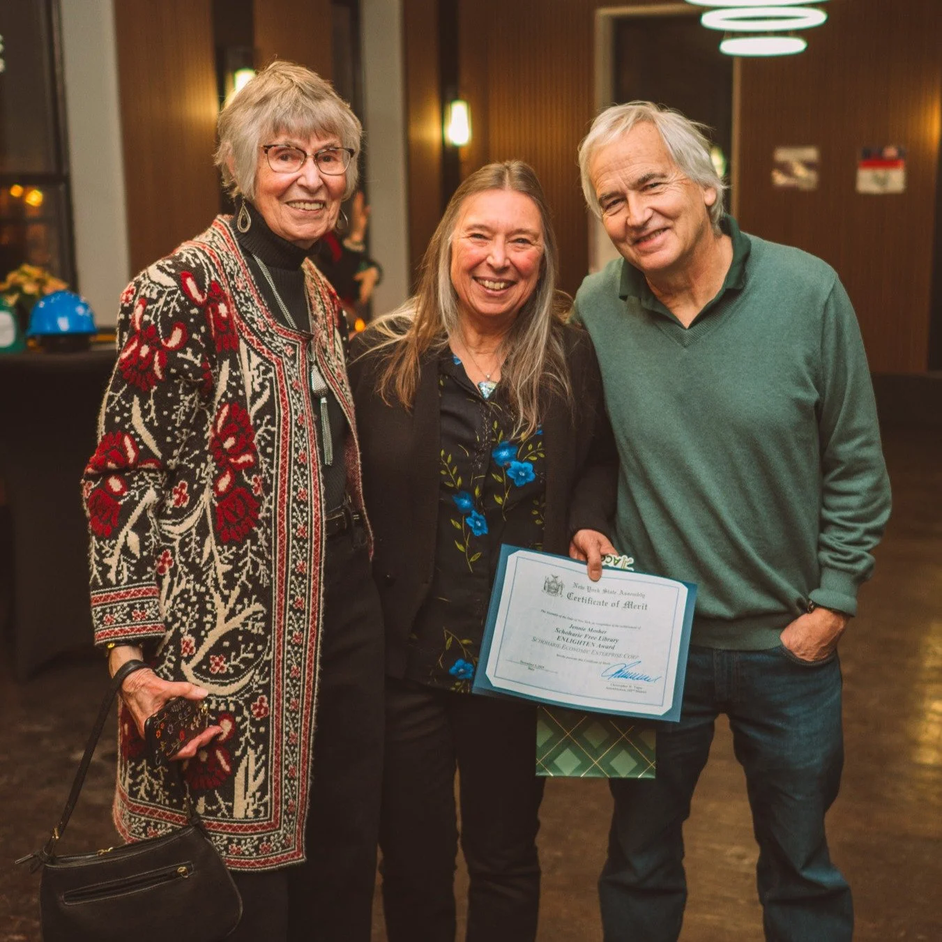 Last Wednesday at Toast to the Town: Behind the Build inside The Parrott House, SEEC was proud to honor two exceptional leaders whose work embodies the spirit of growth, innovation, and possibility in Schoharie County.

ASPIRE Award
Lois Goblet &ndas