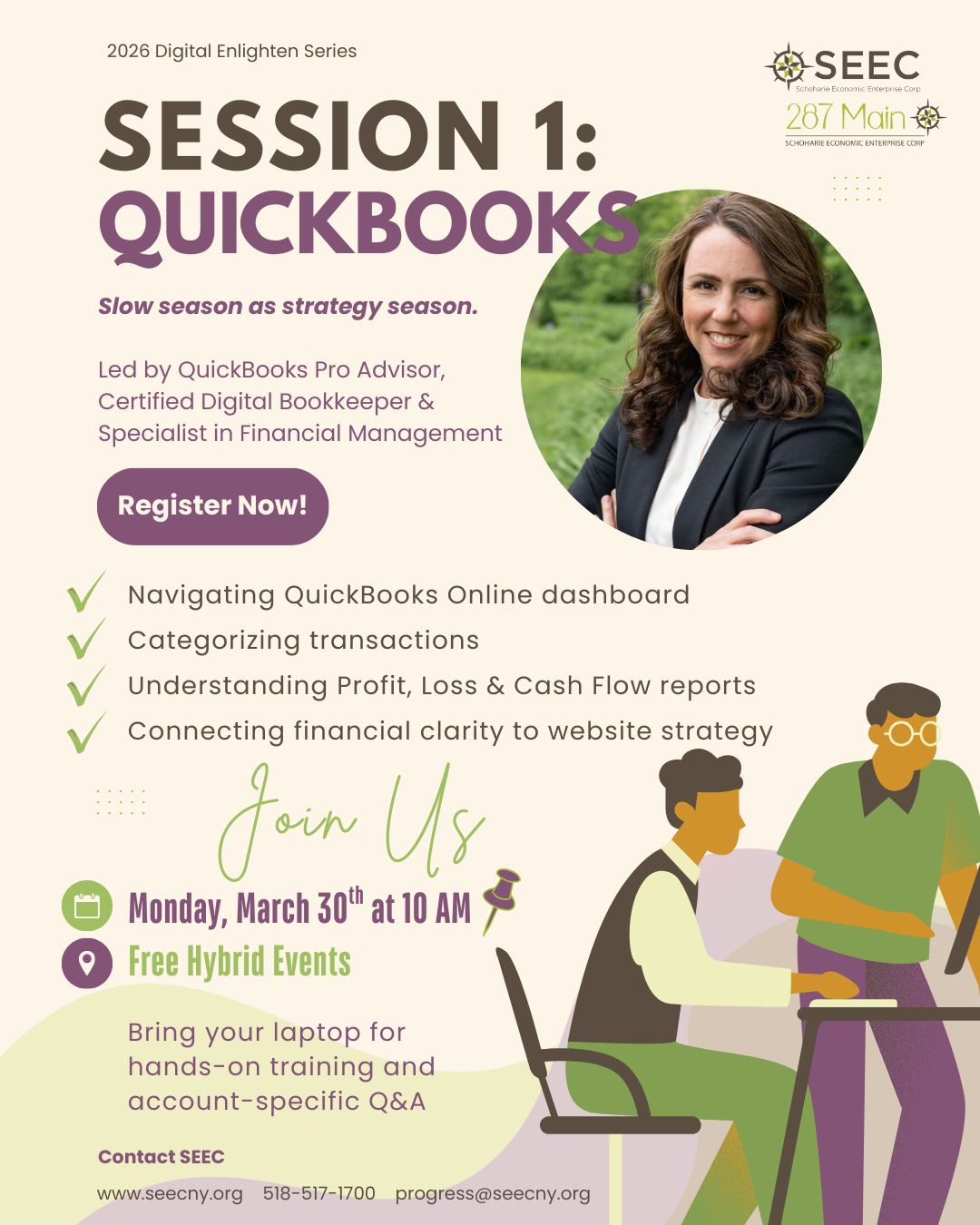 Small Business Owners Invited to Strengthen Financial Systems with Hands-On QuickBooks Training