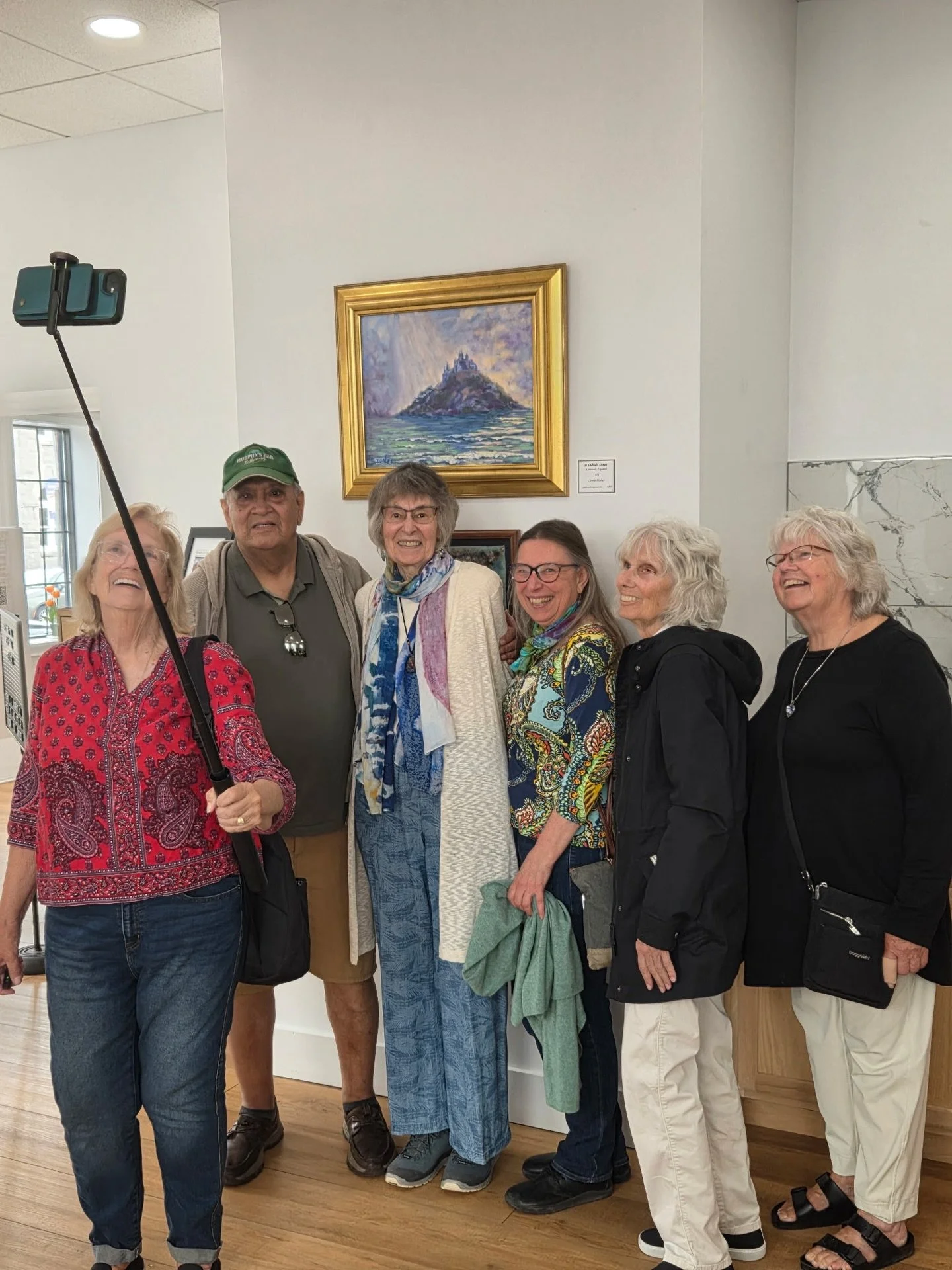 The best kind of visitors 🤍 

Connie Mosher&rsquo;s artwork has found a beautiful home on our walls at 287 Main. Today, her friends and family came to experience it together. 

A special moment made even sweeter: Connie&rsquo;s daughter Jennie is ou