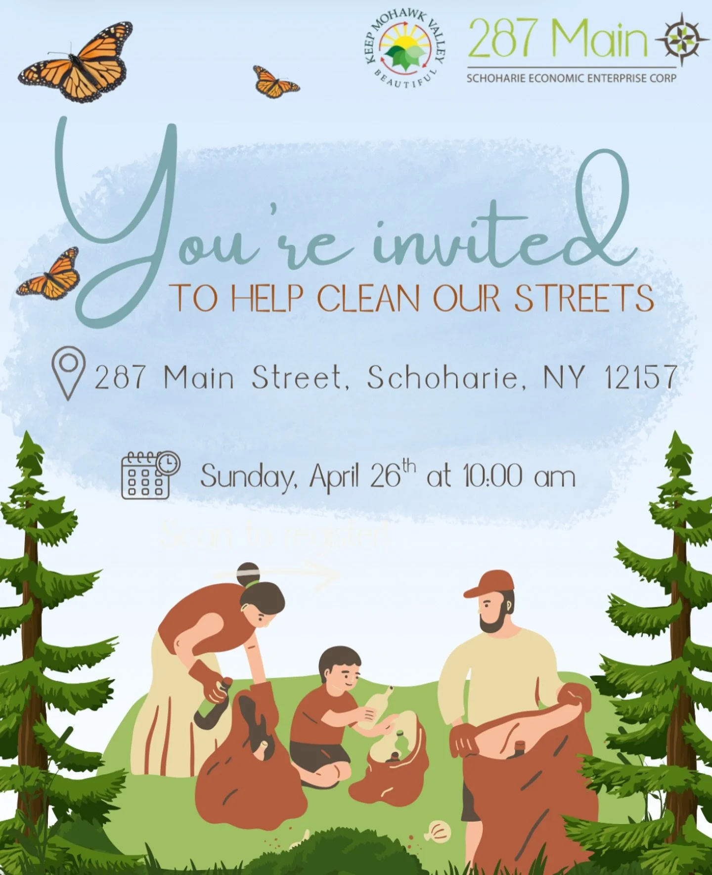 You&rsquo;re invited to join us for a community street cleanup this Sunday, April 26th at 10:00 AM at 287 Main. 

Grab the family, bring your gloves, and let&rsquo;s keep our streets beautiful together. 🌿🧹

Register using link in bio 🔗 See you the