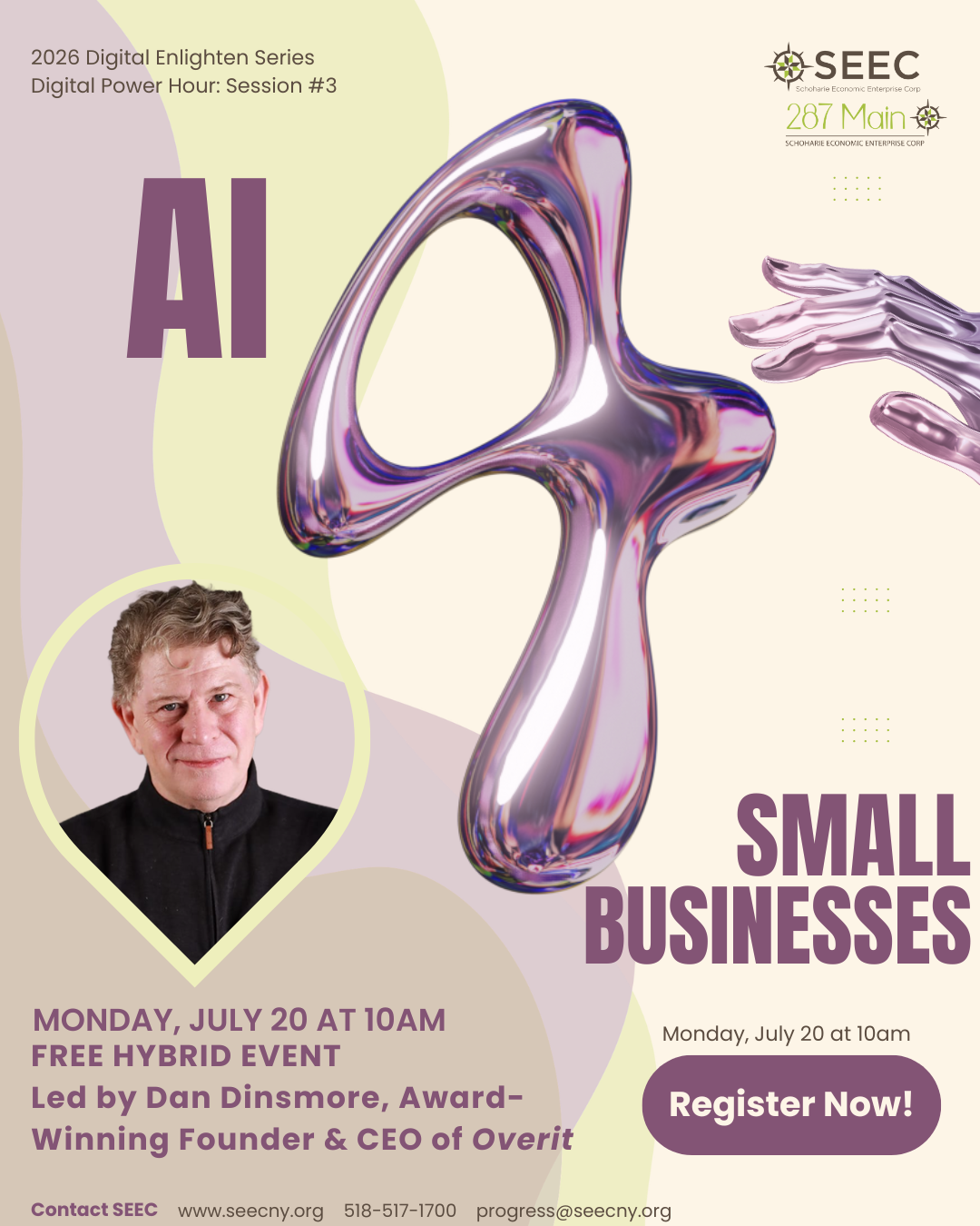 Nationally Recognized Digital Agency Founder to Lead Free AI Workshop