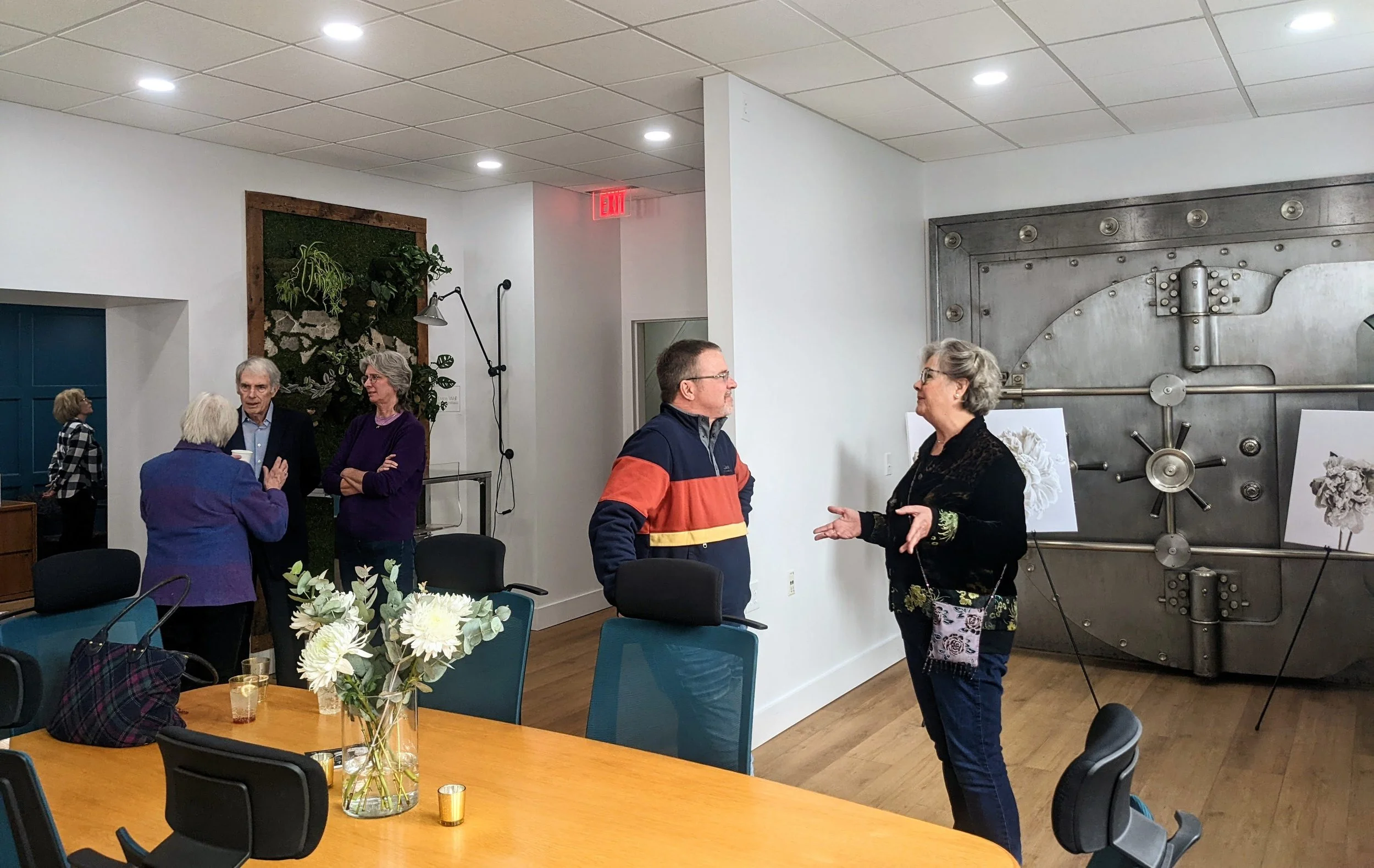 Abloom art gallery reception