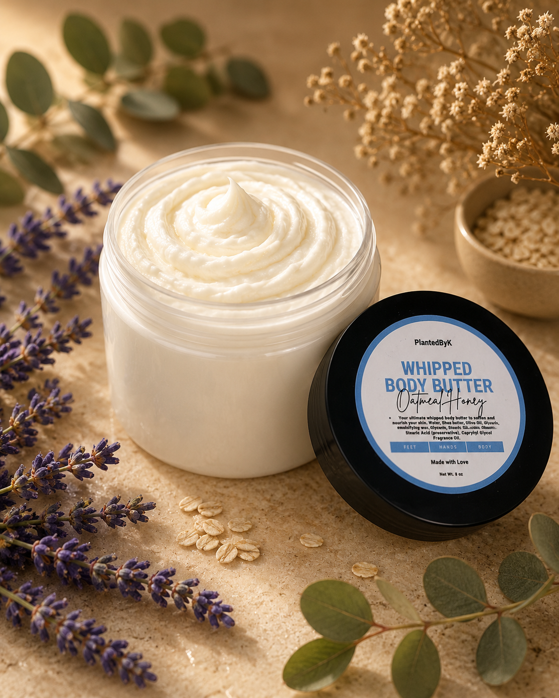 Oatmeal Honey Whipped Body Butter