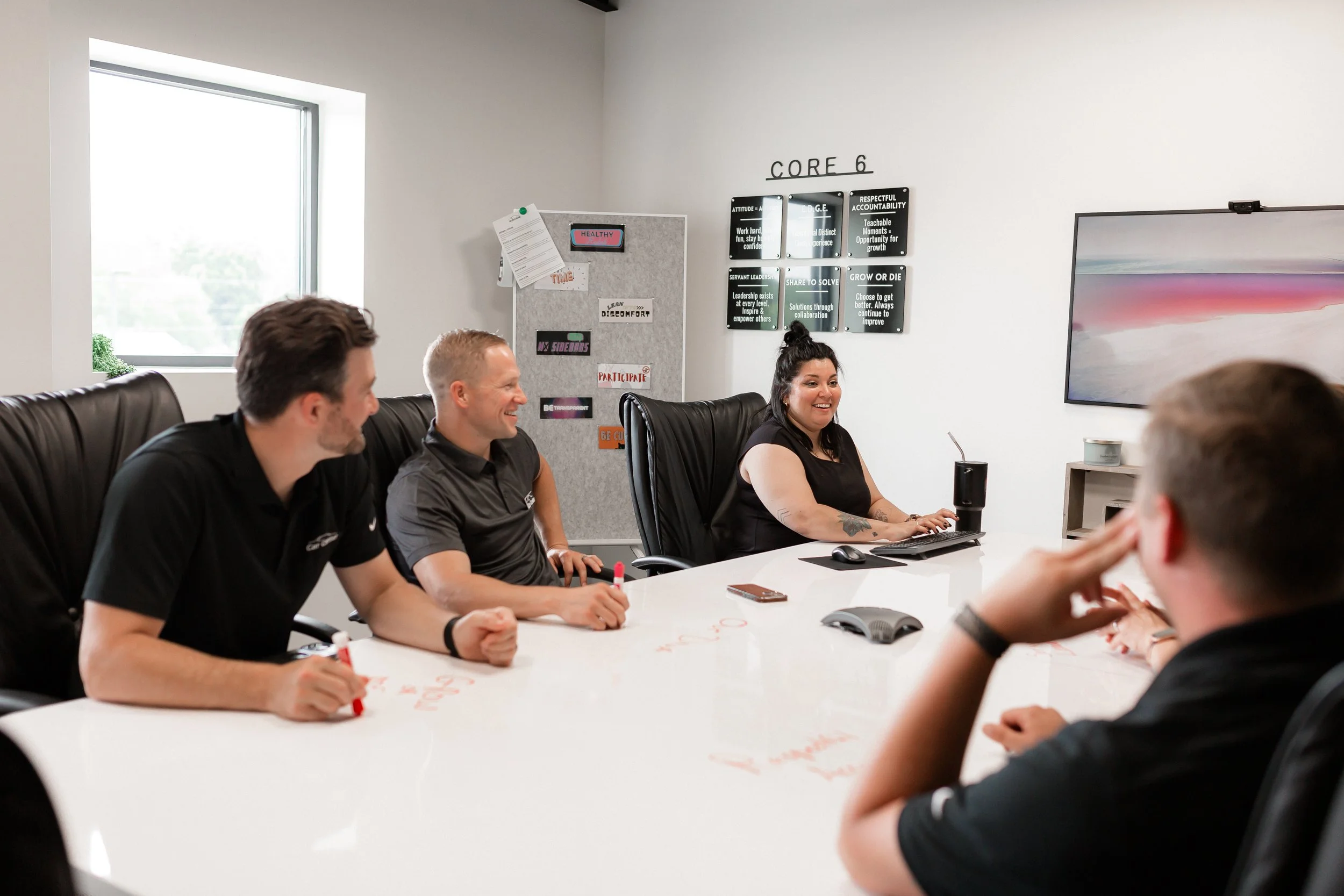 Creative team collaborating on brand strategy and digital solutions for mission driven organizations.