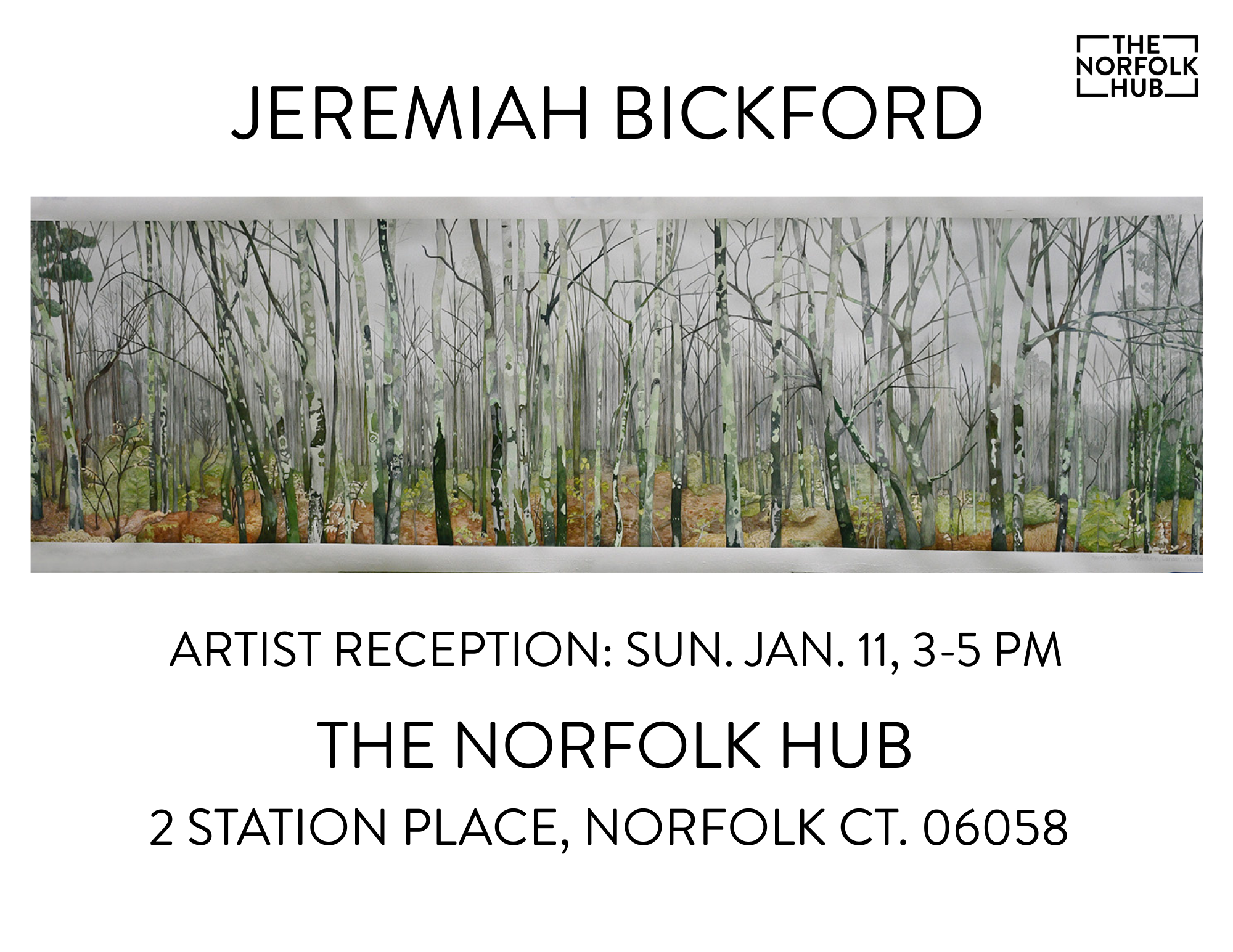 Artist Reception: Jeremiah Bickford