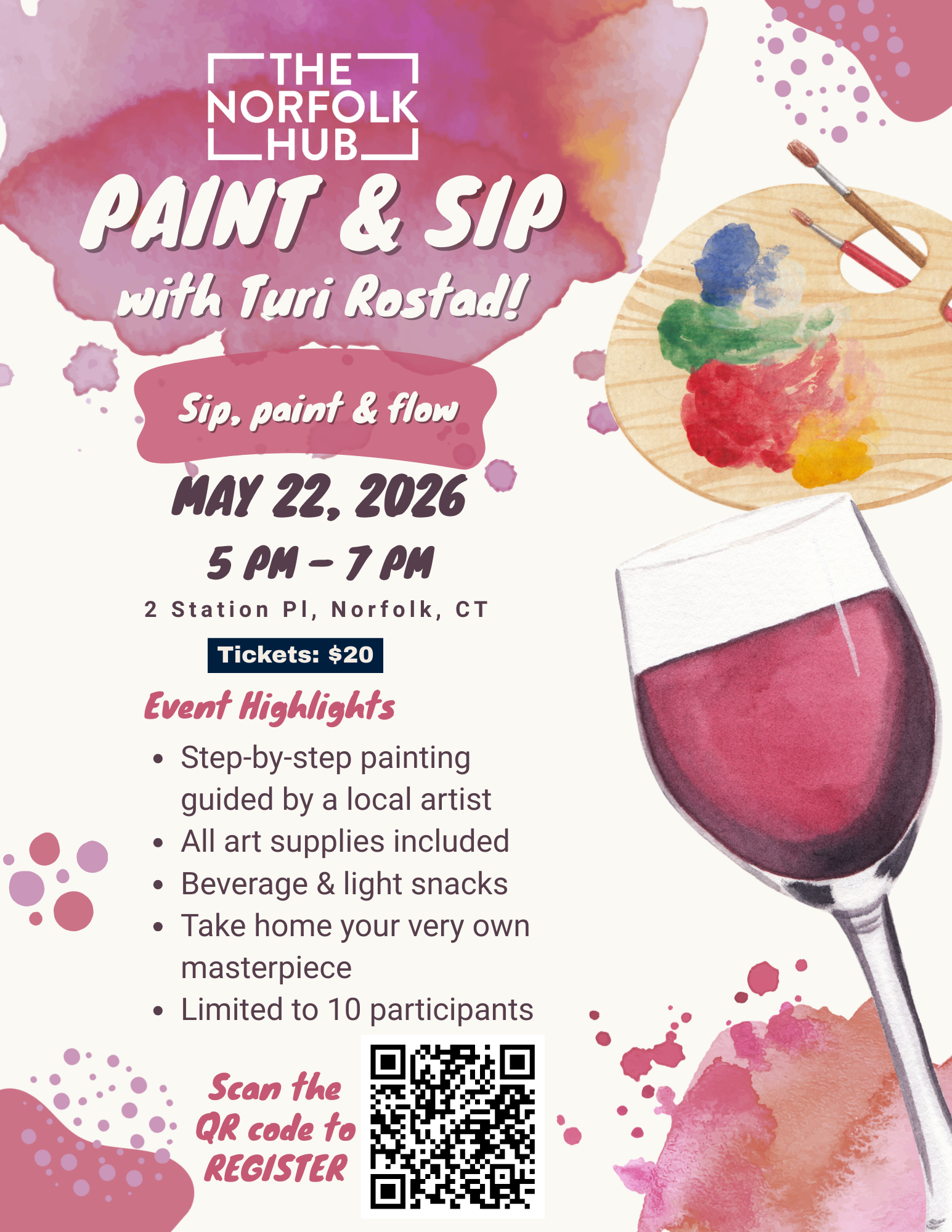 Paint & Sip w/Turi Rostad
