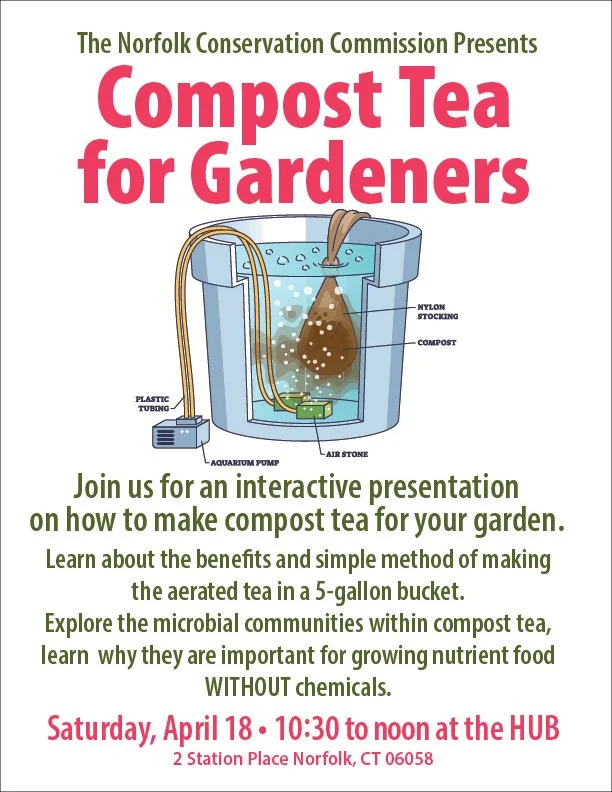 The Norfolk Conservation Commission Presents: Compost Tea for Gardeners