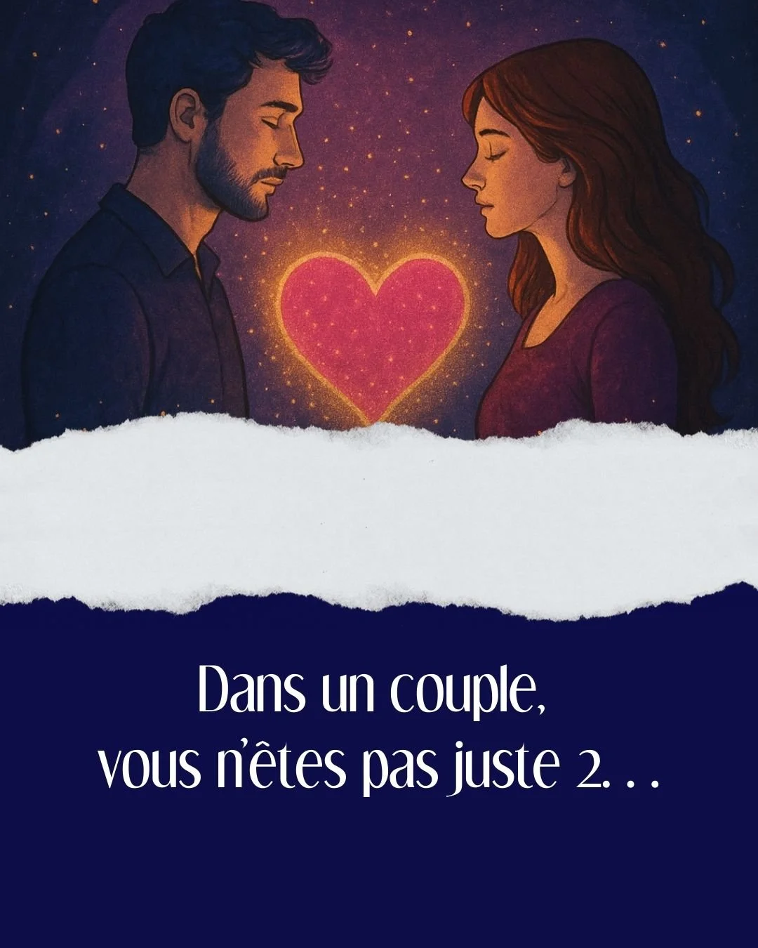 𝗖𝗼𝘂𝗽𝗹𝗲 = 𝗯𝗶𝗲𝗻 𝗽𝗹𝘂𝘀 𝗾𝘂𝗲 2 ❤️

On croit souvent qu&rsquo;un couple se r&eacute;sume &agrave; deux personnes qui s&rsquo;aiment, un simple &laquo; toi + moi &raquo;.

Ce qu&rsquo;on n&rsquo;imagine pas, c&rsquo;est qu&rsquo;il y a aussi