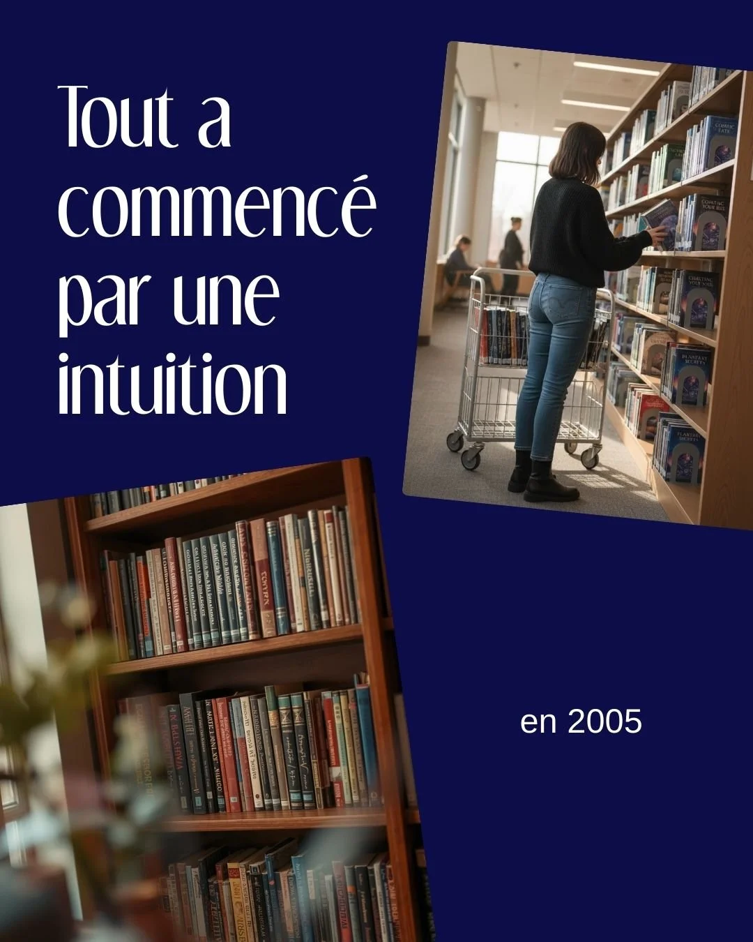 𝙏𝙤𝙪𝙩 𝙖 𝙘𝙤𝙢𝙢𝙚𝙣𝙘&eacute; 𝙥𝙖𝙧 𝙪𝙣𝙚 𝙞𝙣𝙩𝙪𝙞𝙩𝙞𝙤𝙣 𝙚𝙣 2005&hellip; 🌙

Je travaillais en biblioth&egrave;que et, en rangeant les rayons d&rsquo;astrologie, une pens&eacute;e m&rsquo;a travers&eacute;e :
"𝘚𝘪 𝘭𝘢 𝘓𝘶𝘯𝘦 𝘯?