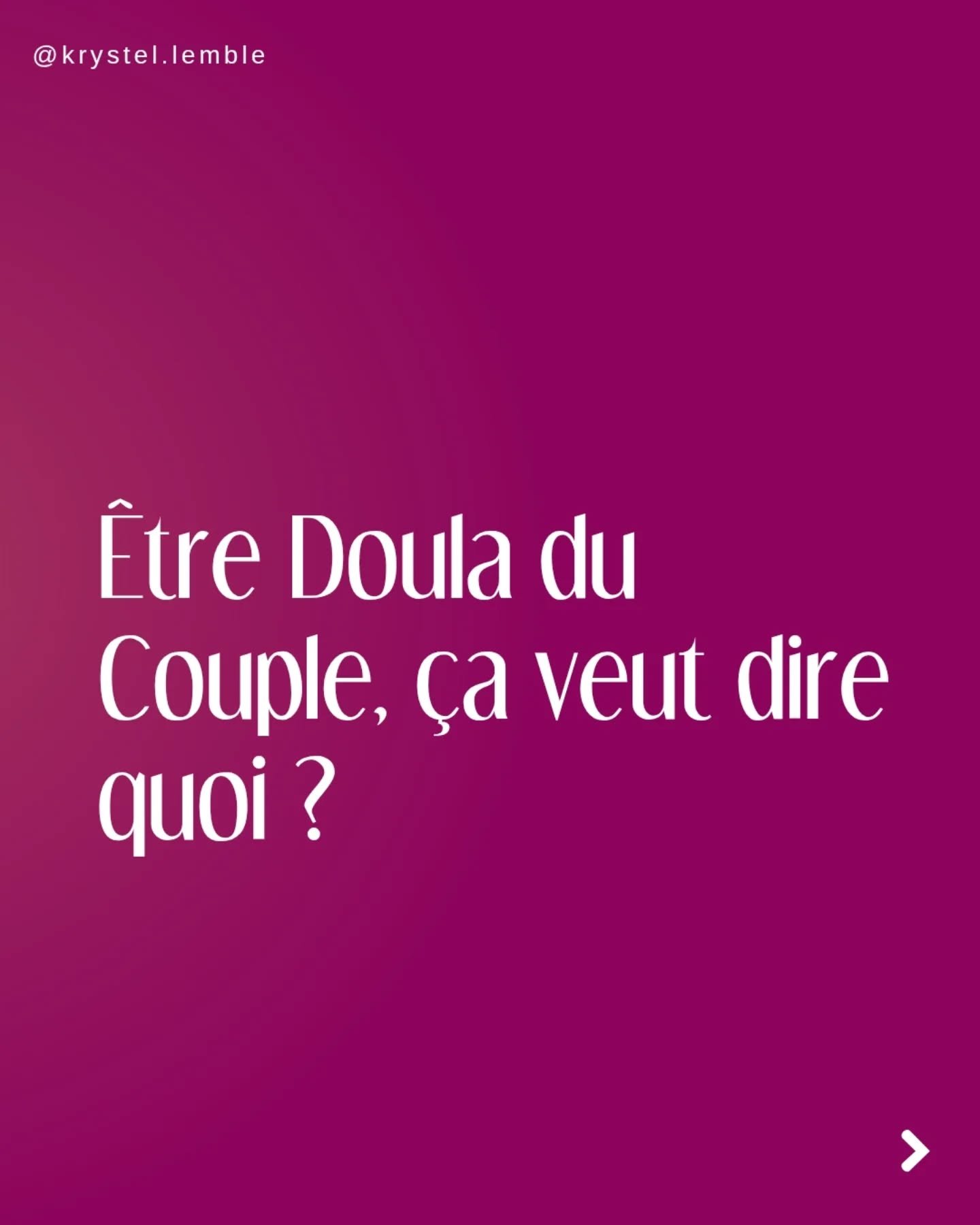 Tu as peut &ecirc;tre d&eacute;j&agrave; entendu parler de &laquo; Doula &raquo; voire m&ecirc;me de &laquo; Thanadoula &raquo;. Mais je suis s&ucirc;re que tu n&rsquo;as jamais entendu parler de &laquo; Doula du Couple &raquo; ou &laquo; Enosidoula 