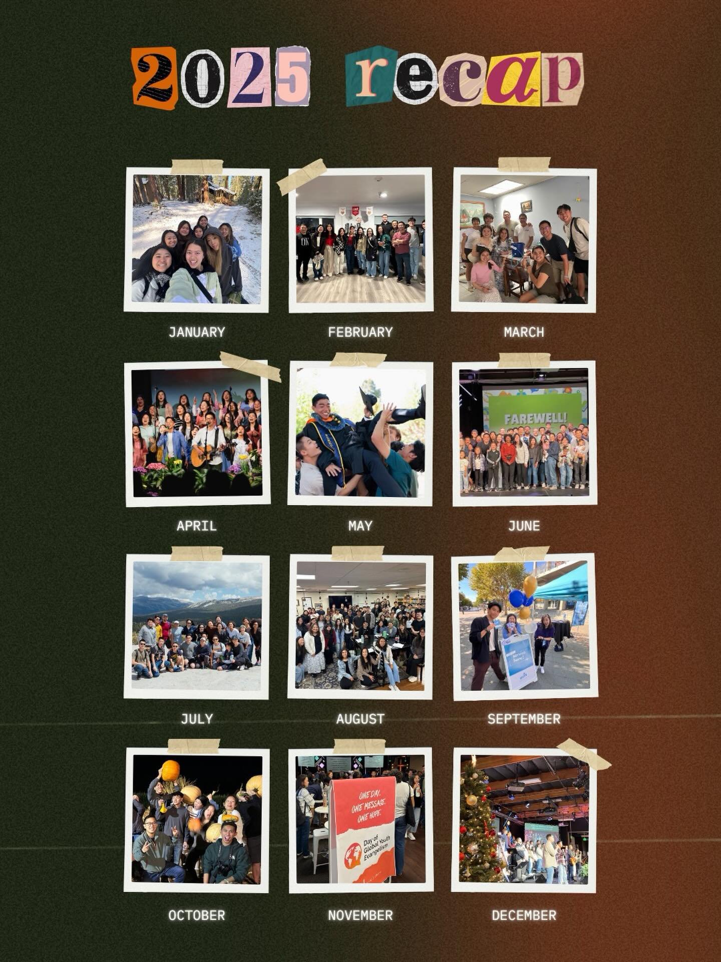 2025 wrapped ✨
Thankful for all the moments 2025 has brought, see you in 2026!